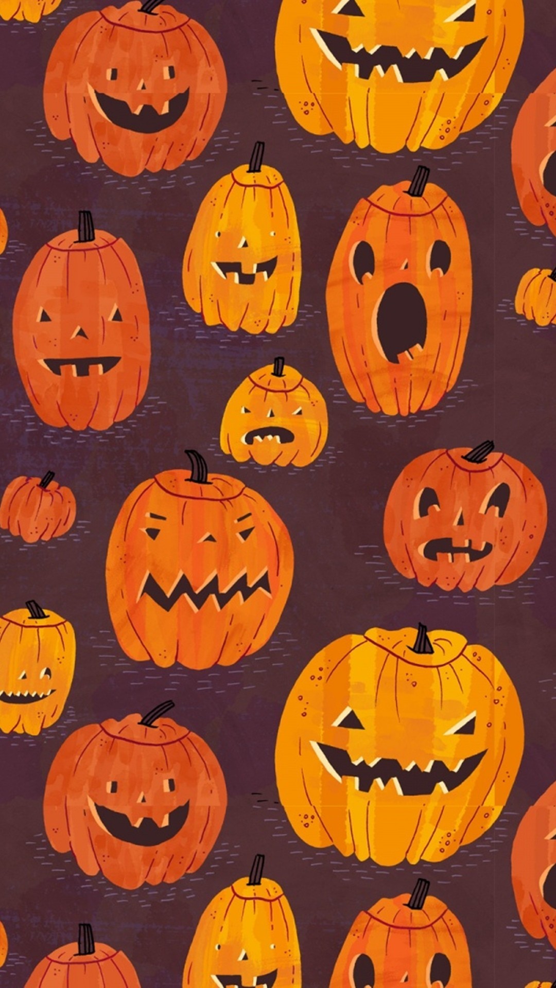 Cute Pumpkin – Tap to see more cute halloween wallpaper! | @mobile9