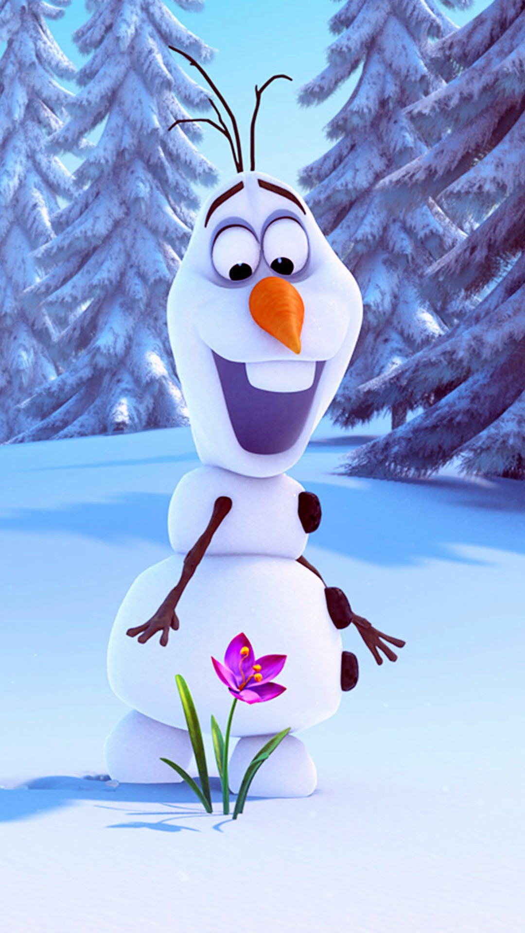 Olaf Frozen iPhone 6 plus wallpaper for 2014 Halloween – Flower, Snow  Trees, Wonderland