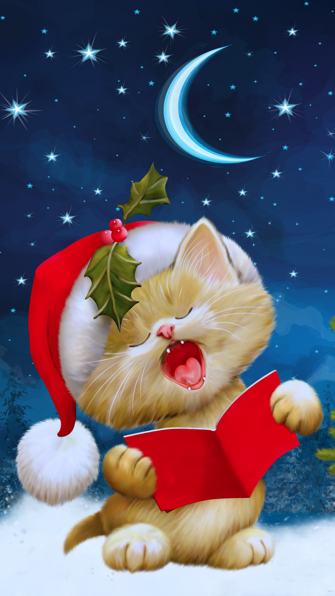 Christmas Cat Card
