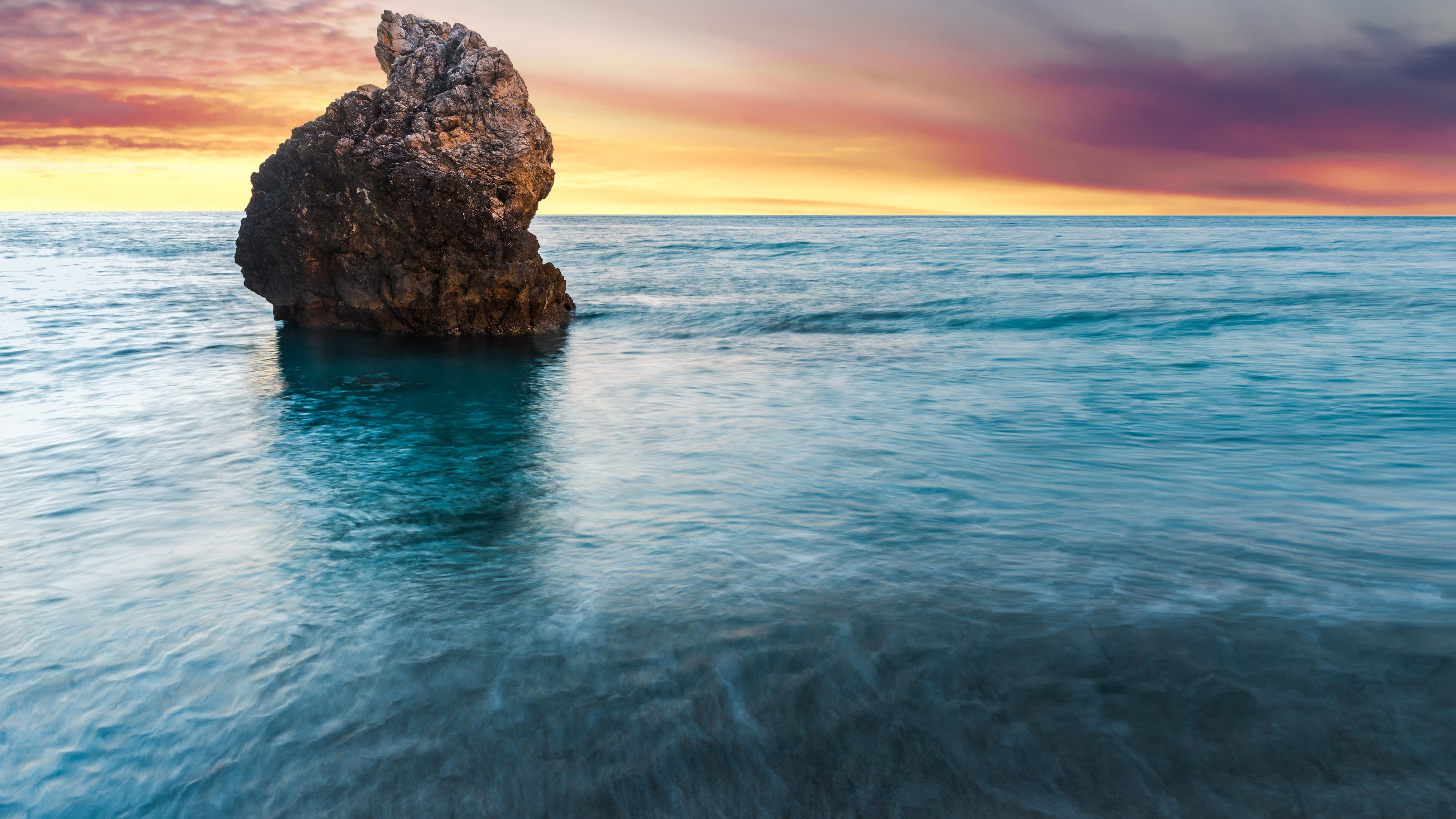 Beach Rock Lefkada Greece 4K Ultra HD Desktop Wallpaper Uploaded by  DesktopWalls