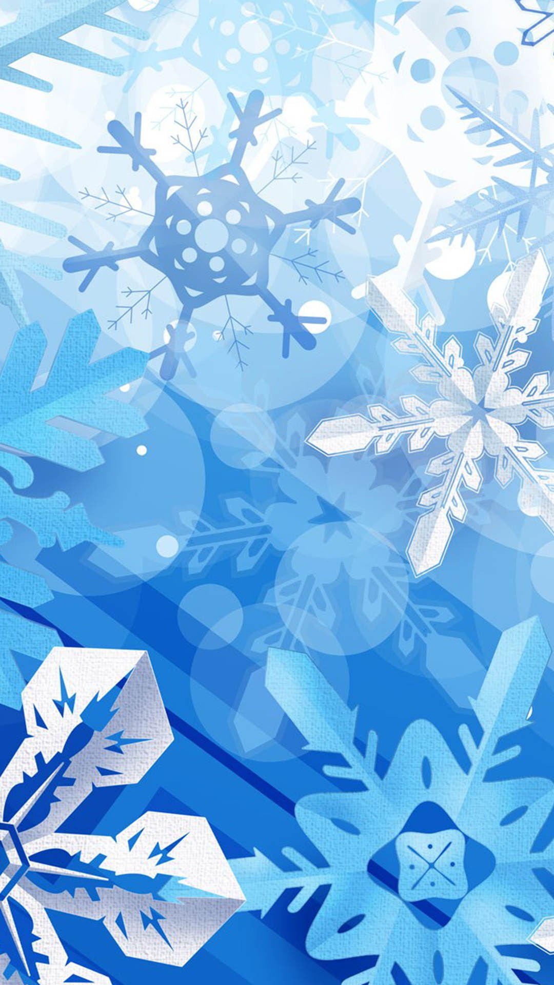 Snowflakes HD iPhone 6 plus wallpaper for 2014 Christmas