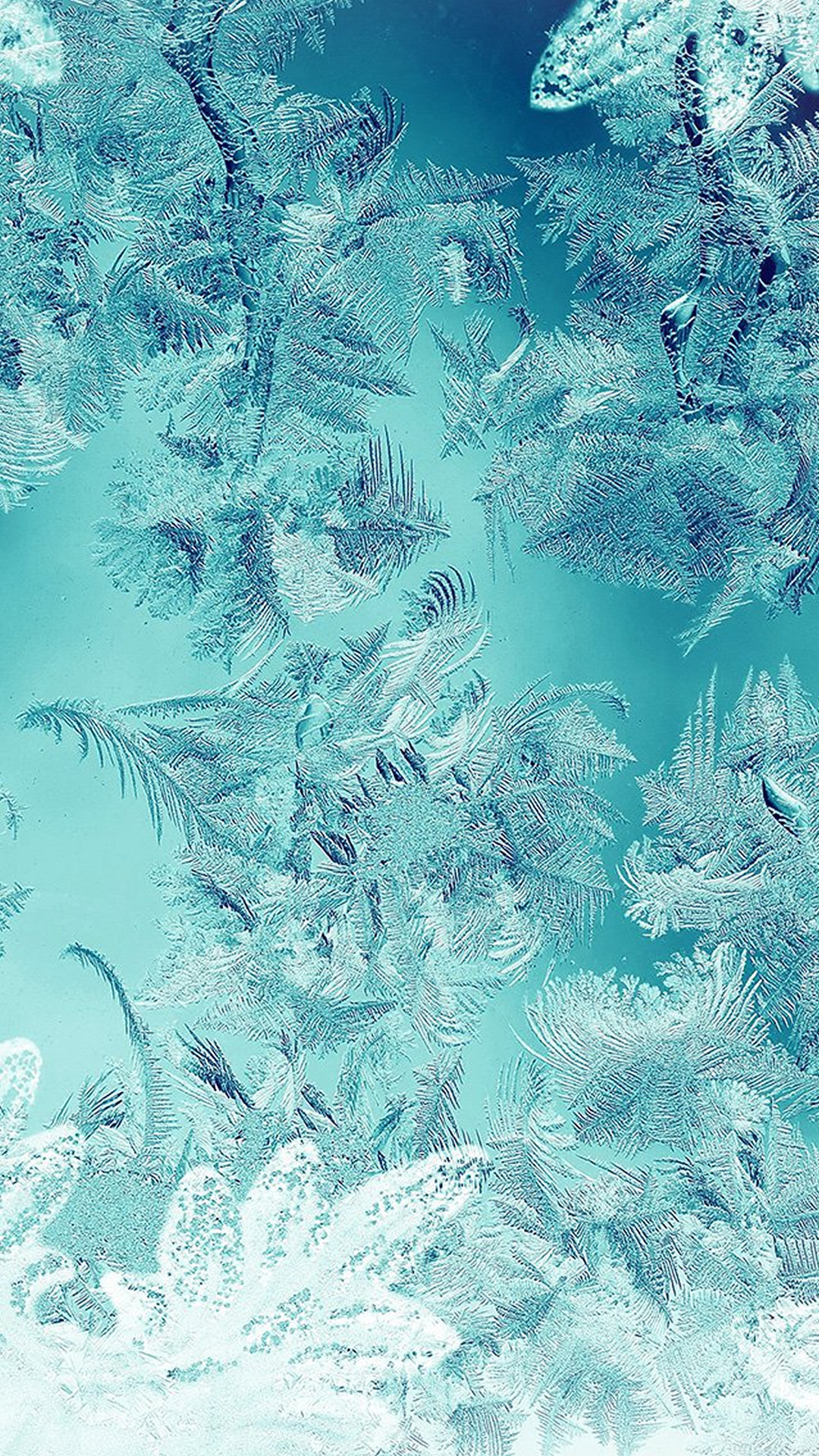 Ice Pattern Green Snow Nauture Christmas iPhone 6 wallpaper