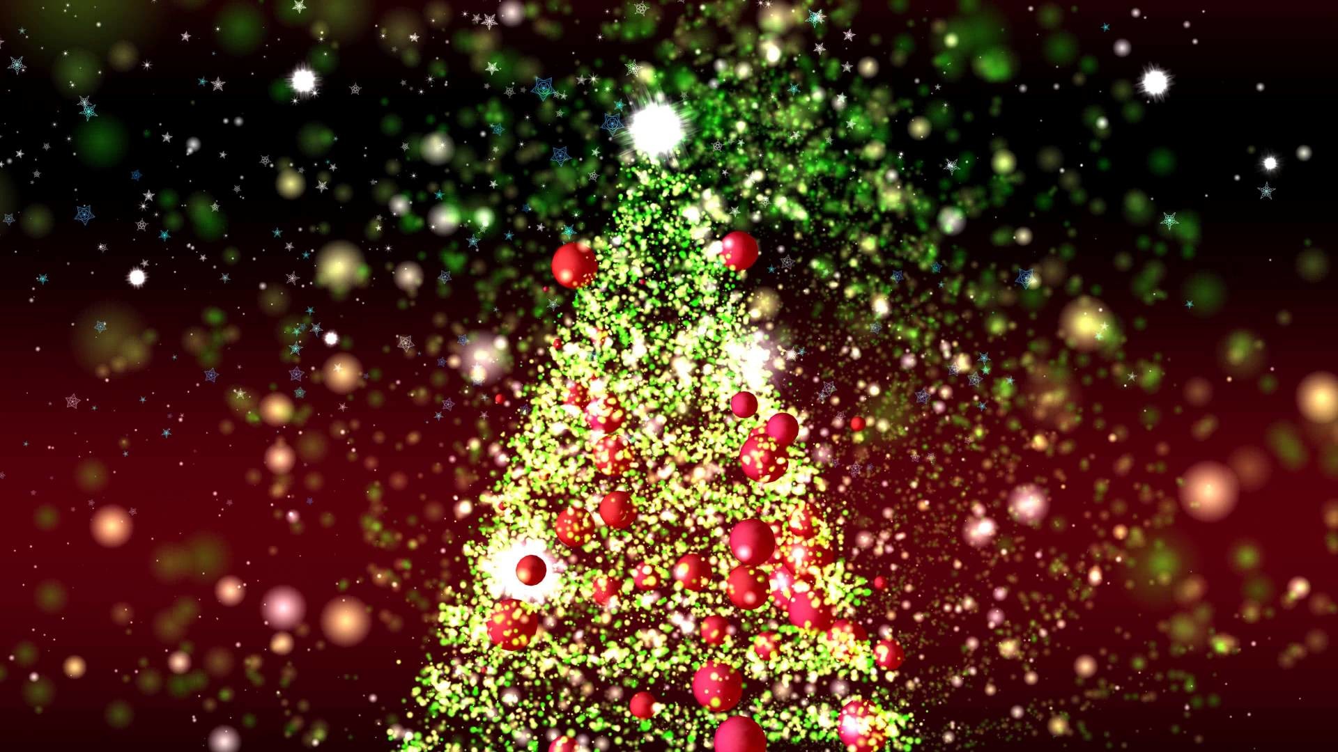 4K GREAT CHRISTMAS TREE ANIMATION ULTRA HD PARTICLES BACKGROUND AA VFX – YouTube