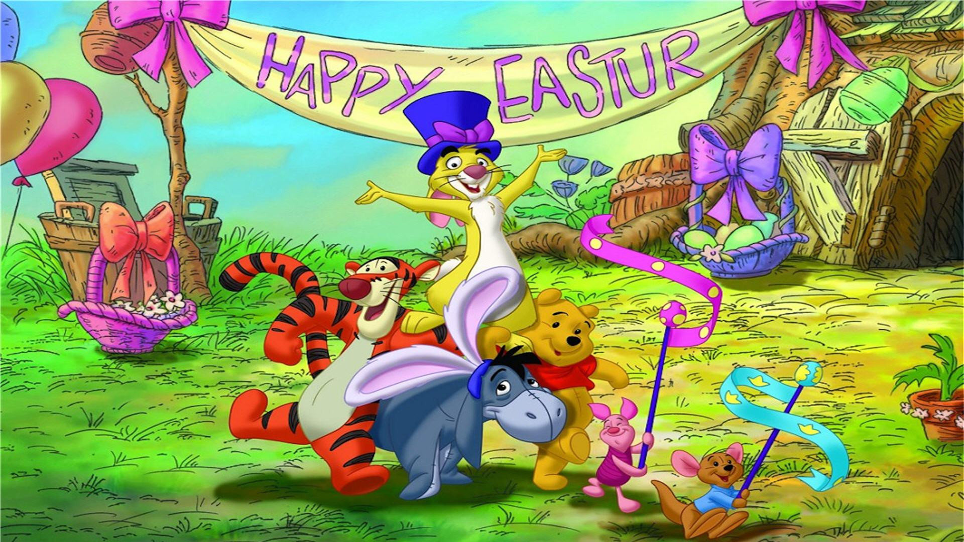 Happy Easter Disney Desktop Wallpaper