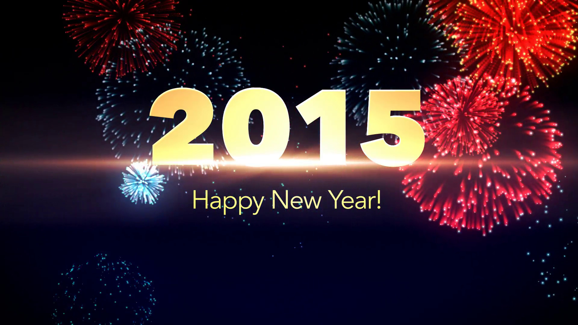 Subscription Library Happy New Year 2015 Background with Fireworks