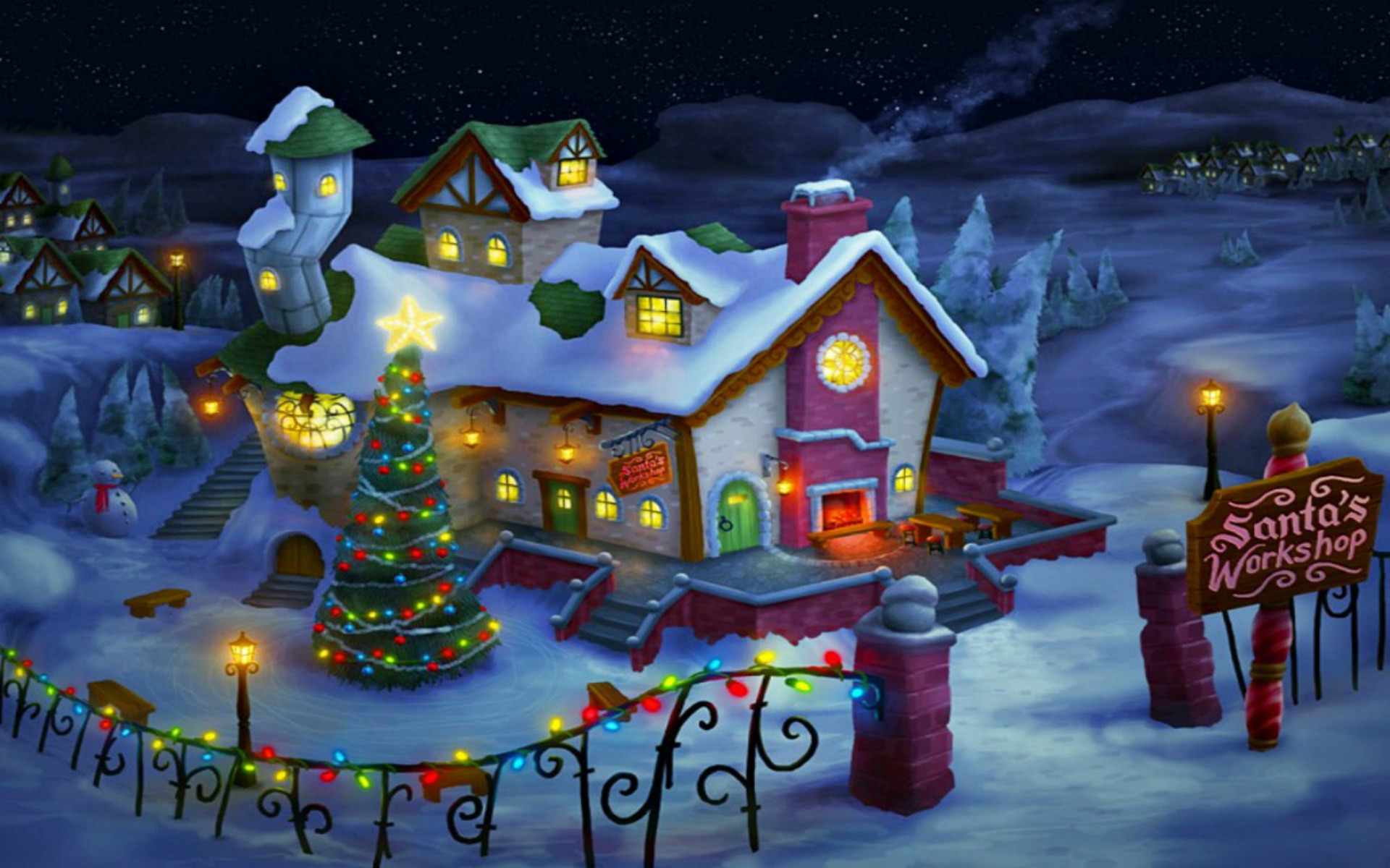 22 Christmas Free Desktop Backgrounds