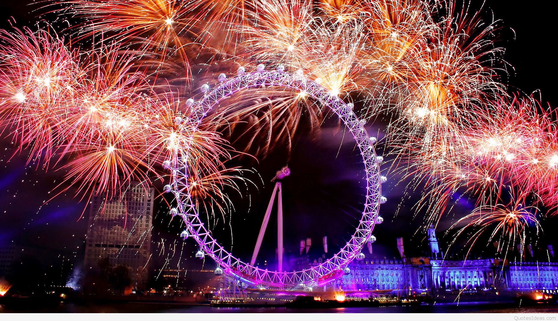 New year london fireworks 2014 wallpaper
