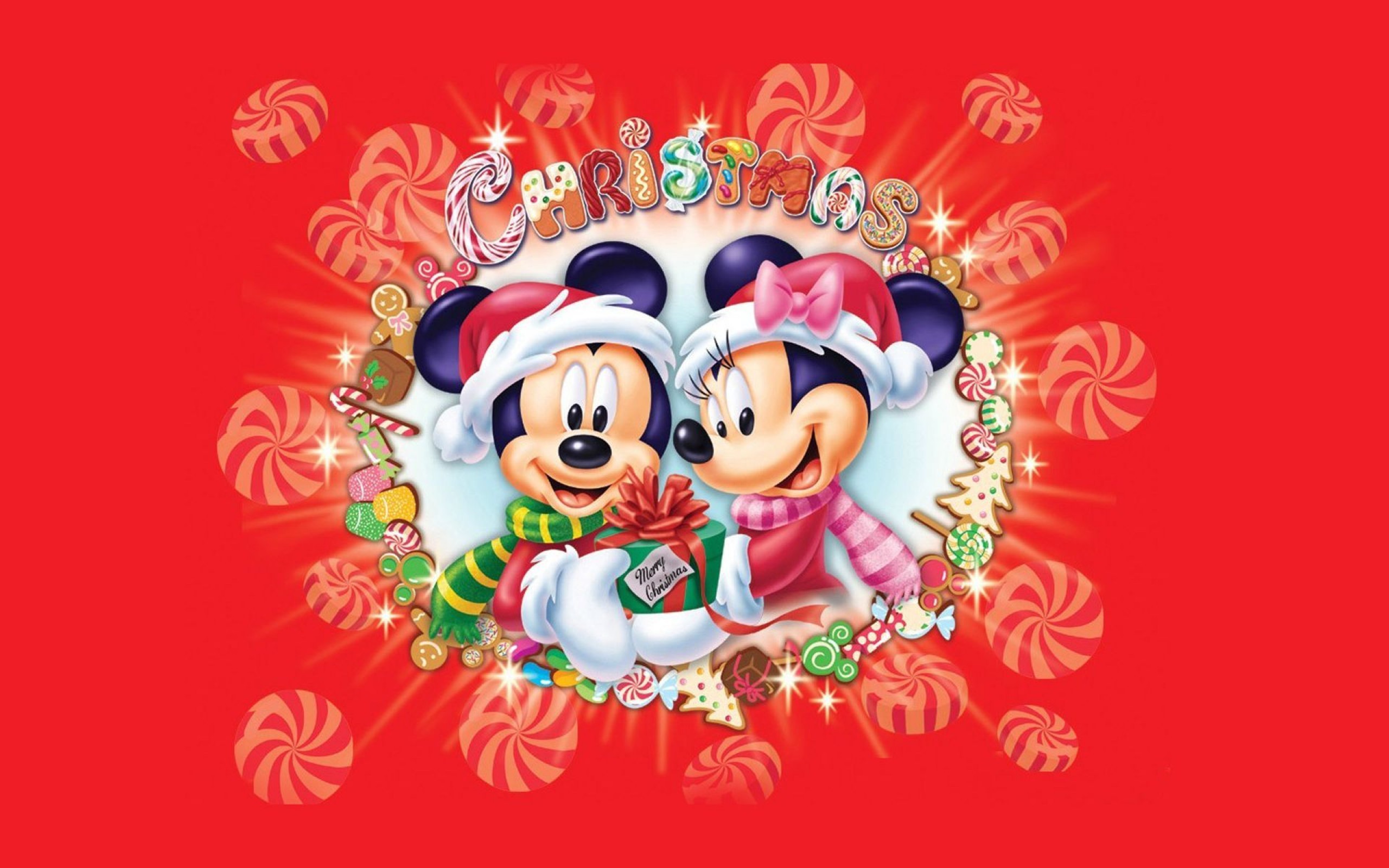 Xmas Stuff For > Mickey Mouse Christmas Wallpaper
