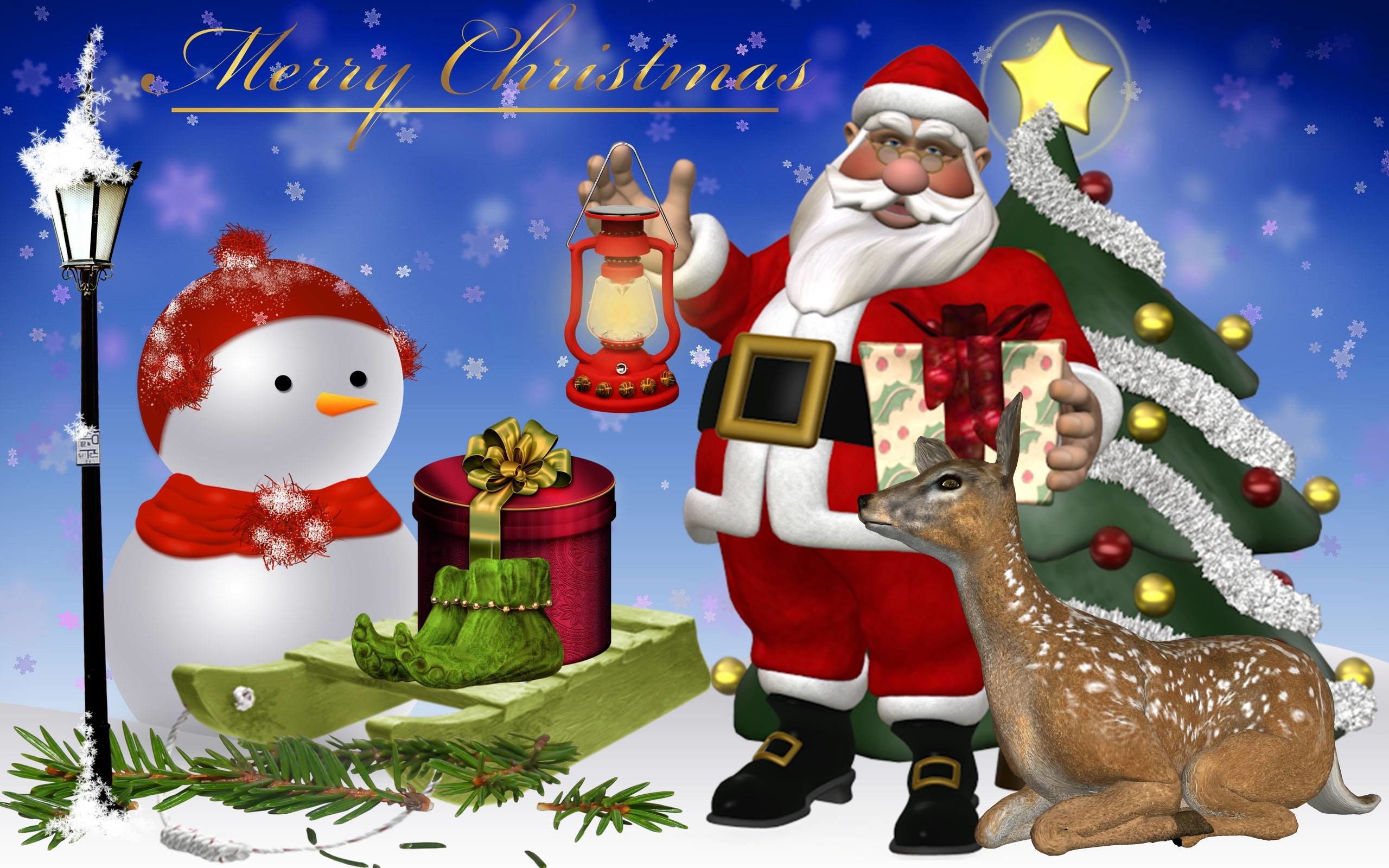 Model Santa Claus Wallpapers