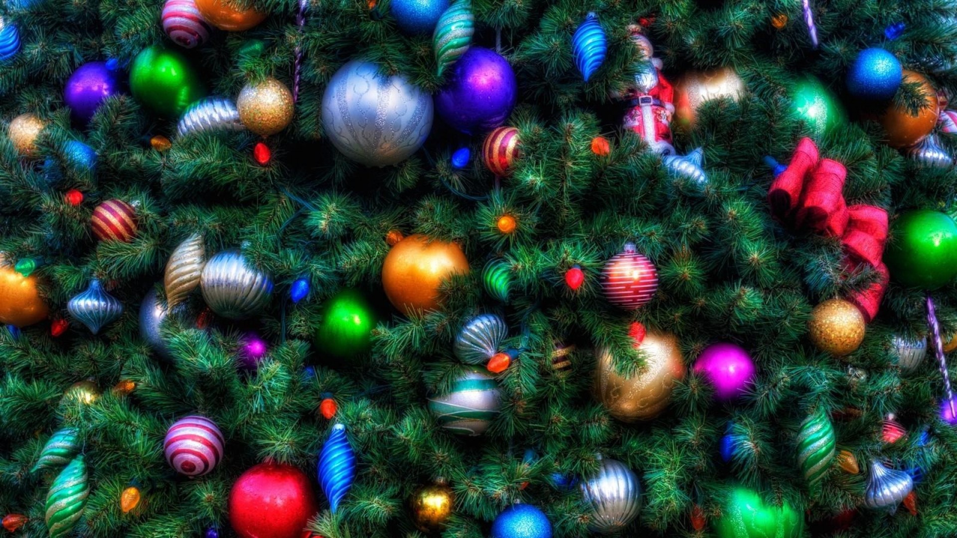 christmas tree, ornaments, holiday