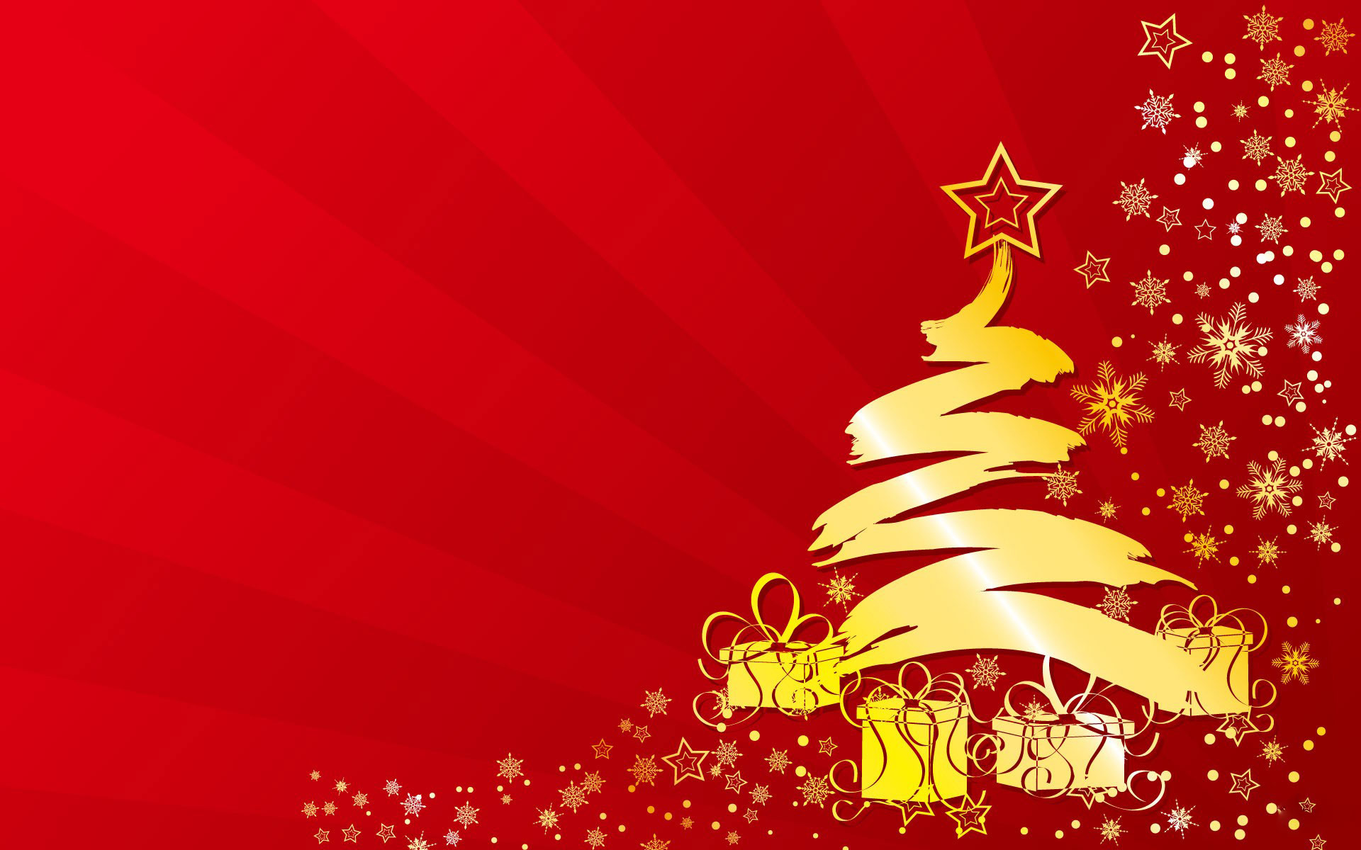 Red Christmas Tree Background (10)
