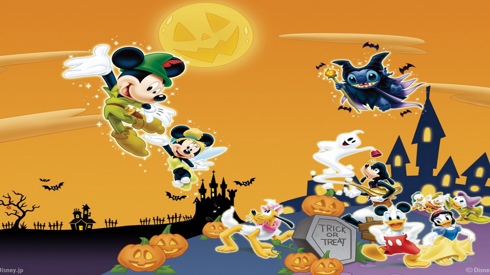 <b>Mickey</b> And Minnie <b>Halloween Screensavers<