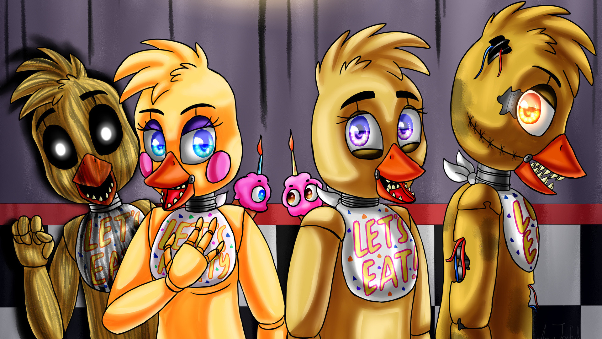 Fnaf, Fnaf Chica, Five Nights At Freddys, Chica, Five Nights At Freddys