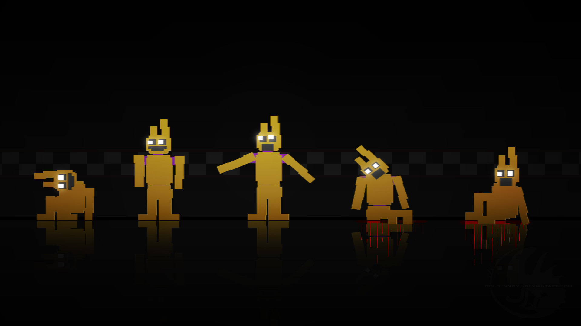 Five Nights at Freddys 3 – wallpaper by GoldenNove