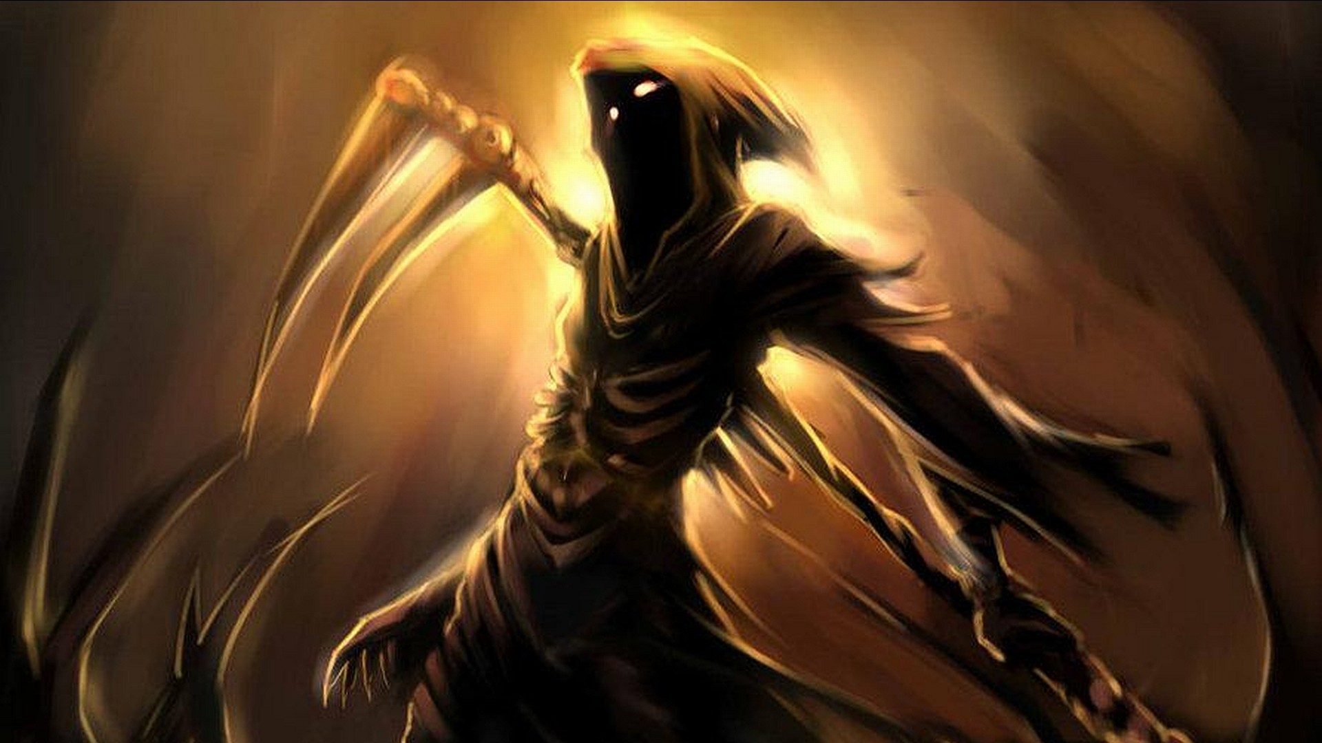 Dark Grim Reaper Horror Skeletons Skull Creepy F Wallpaper At Dark Wallpapers