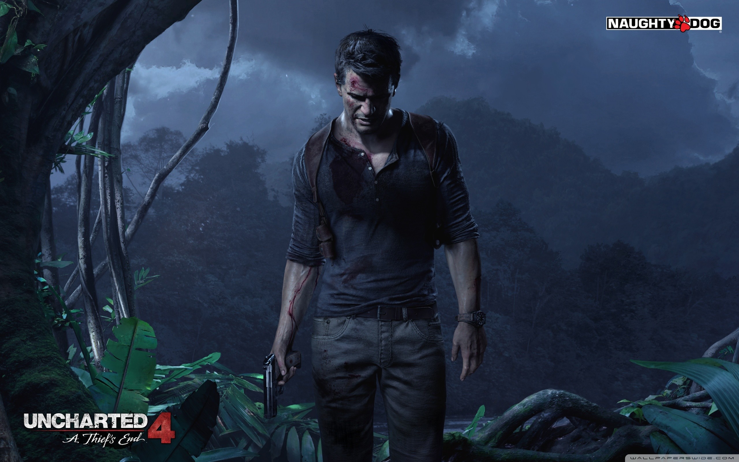 Uncharted 4 A Thief End Hd Desktop Wallpaper Widescreen