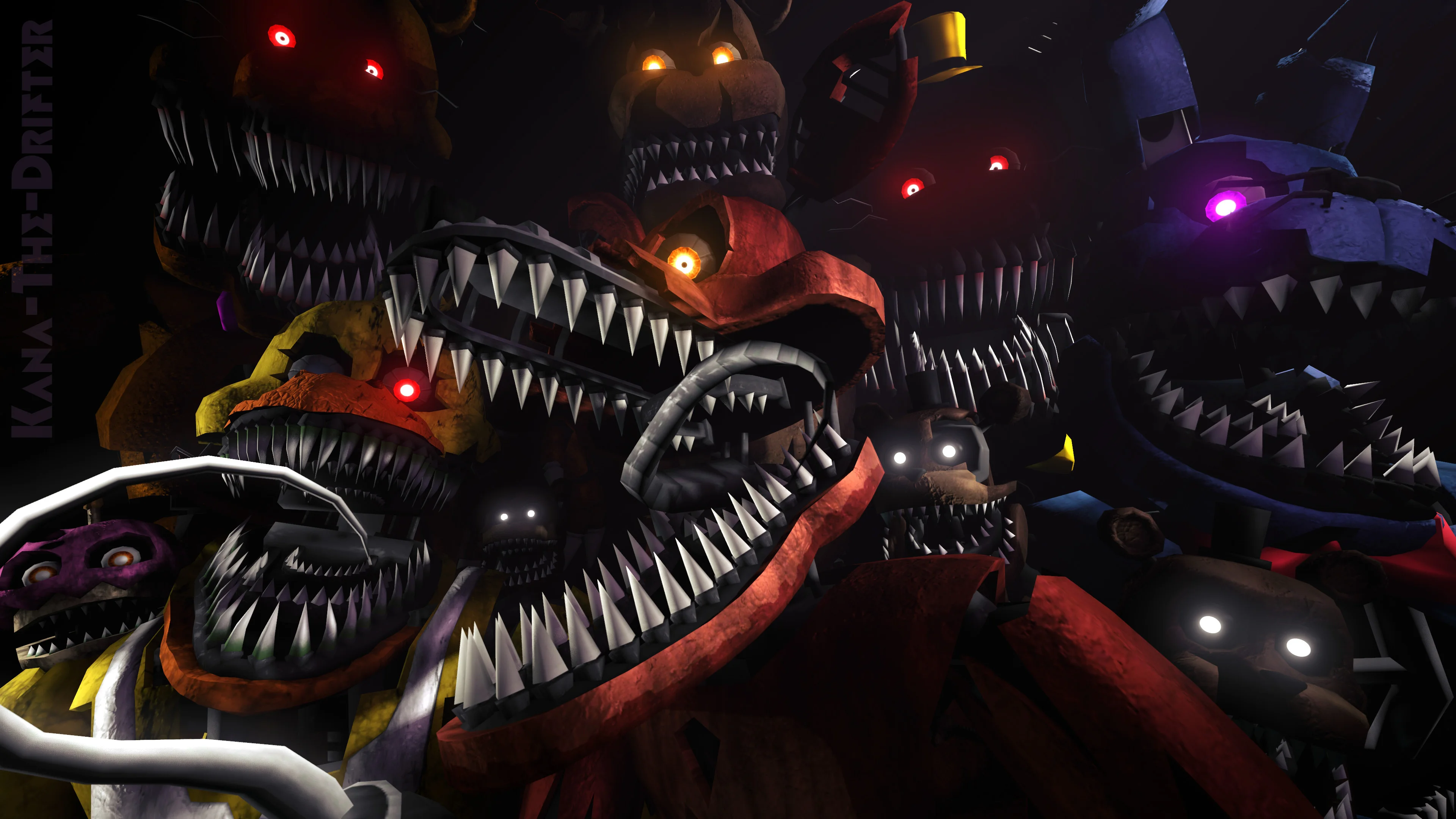 We'll Stay Here Forever (FNAF SFM Wallpaper) by Kana-The-