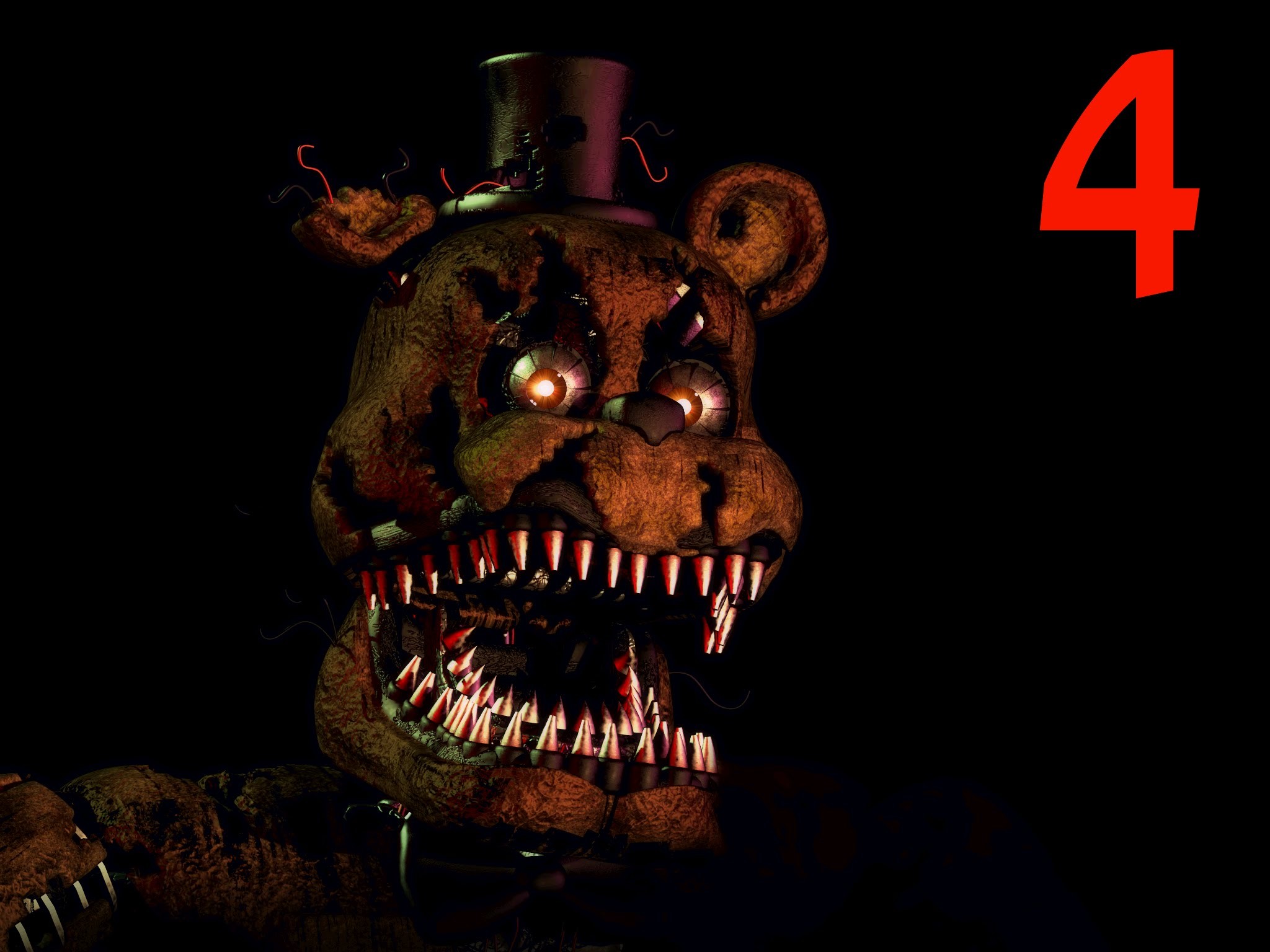 4 nights at freddys 4. FNAF 4 Фредди.