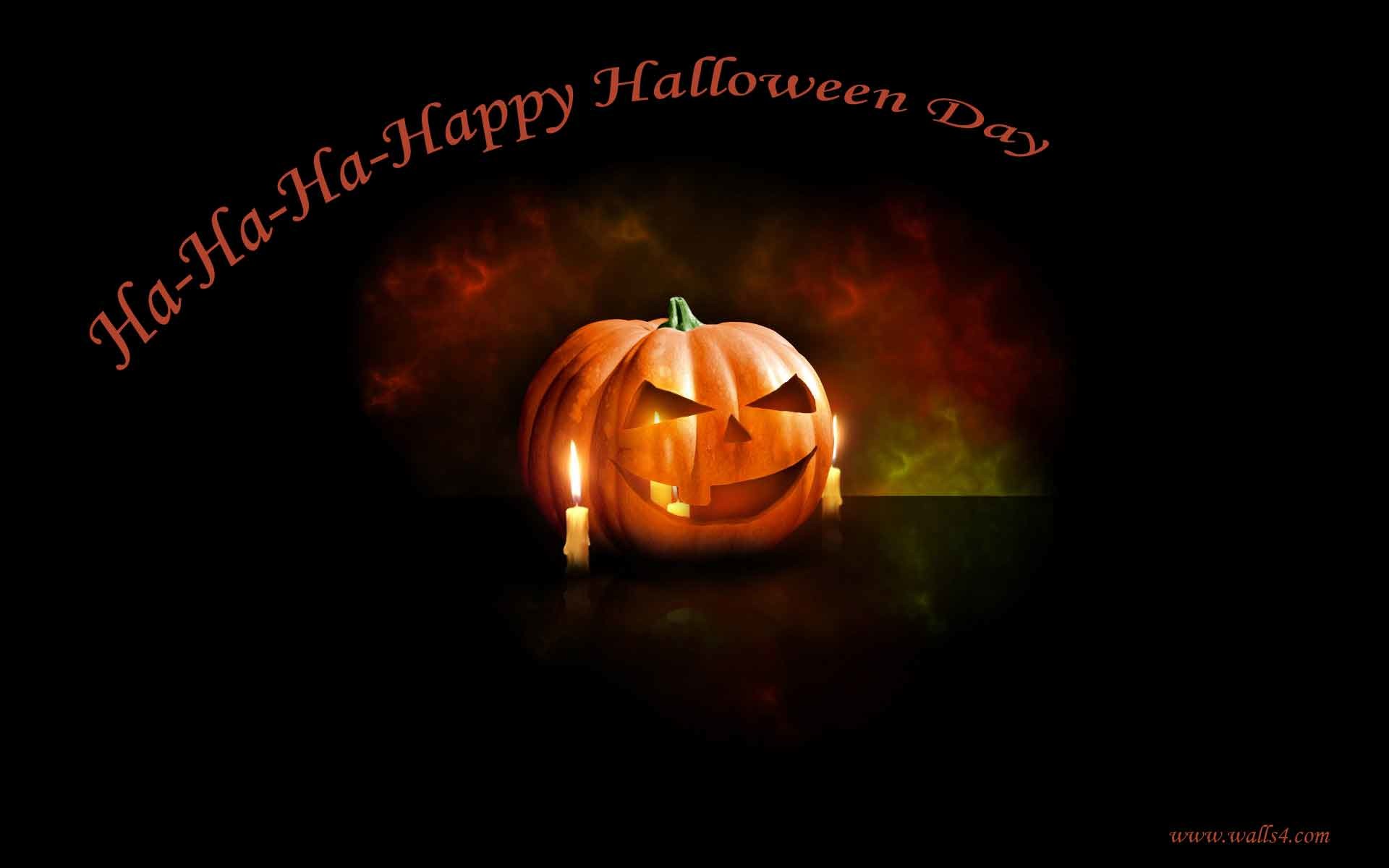 Free Wallpapers – Happy Halloween Day scary pumpkin wallpaper