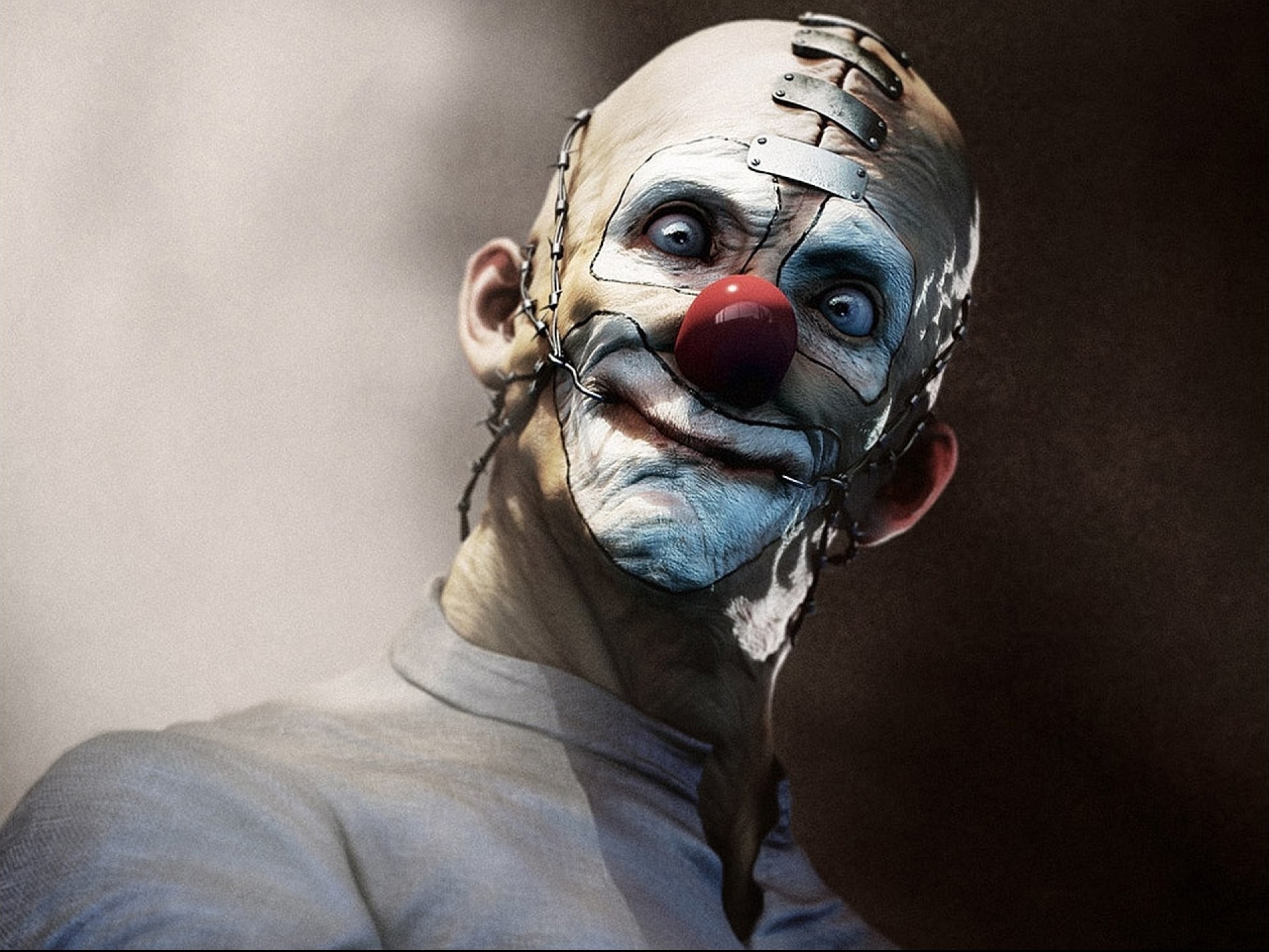 Dark horror evil clown art artwork f wallpaper 693581