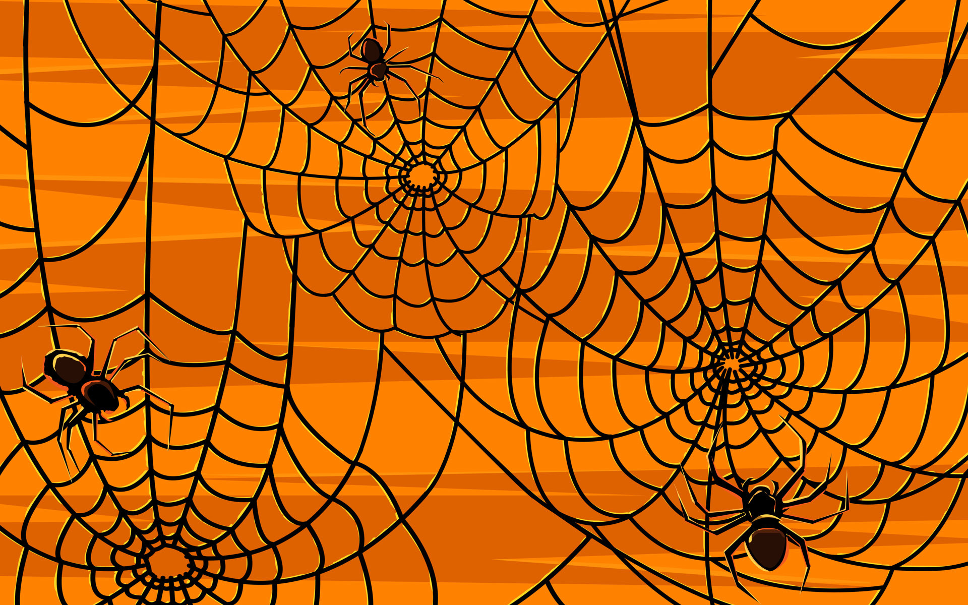 Scary Halloween 2012 Spiders HD Wallpaper