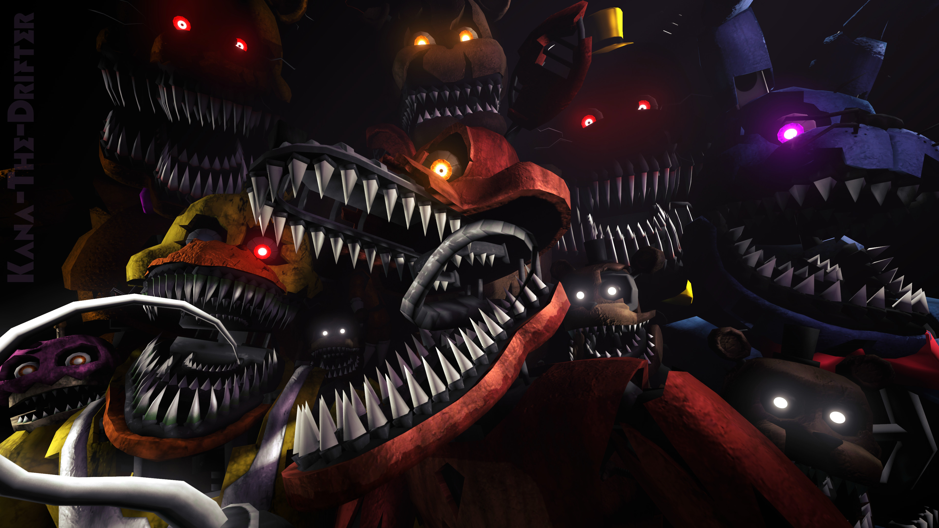 Well Stay Here Forever FNAF SFM Wallpaper by Kana The