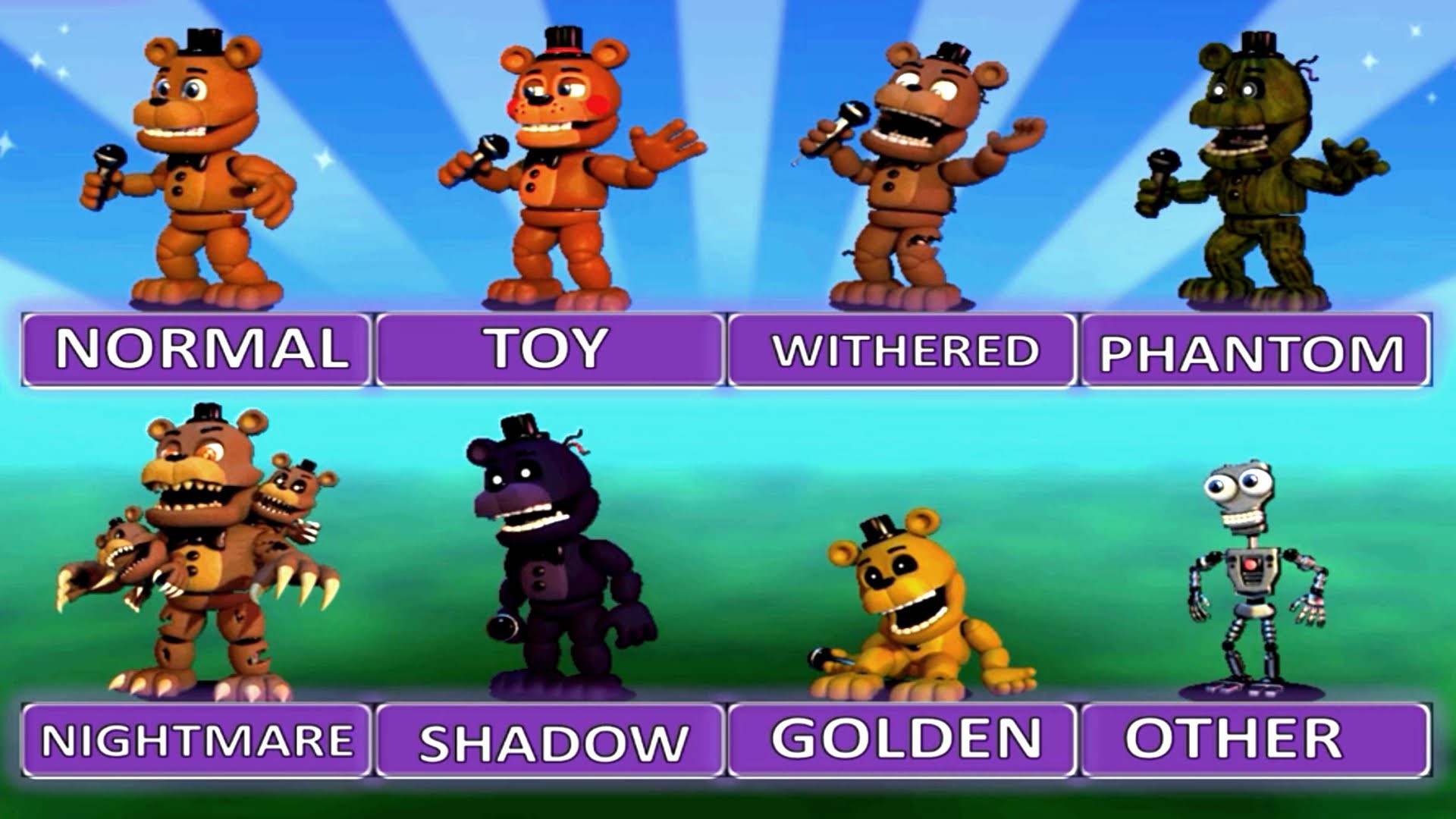 Five Nights at Freddys World EXTRA MENU All Characters FNAF Fan Games IULITM – YouTube