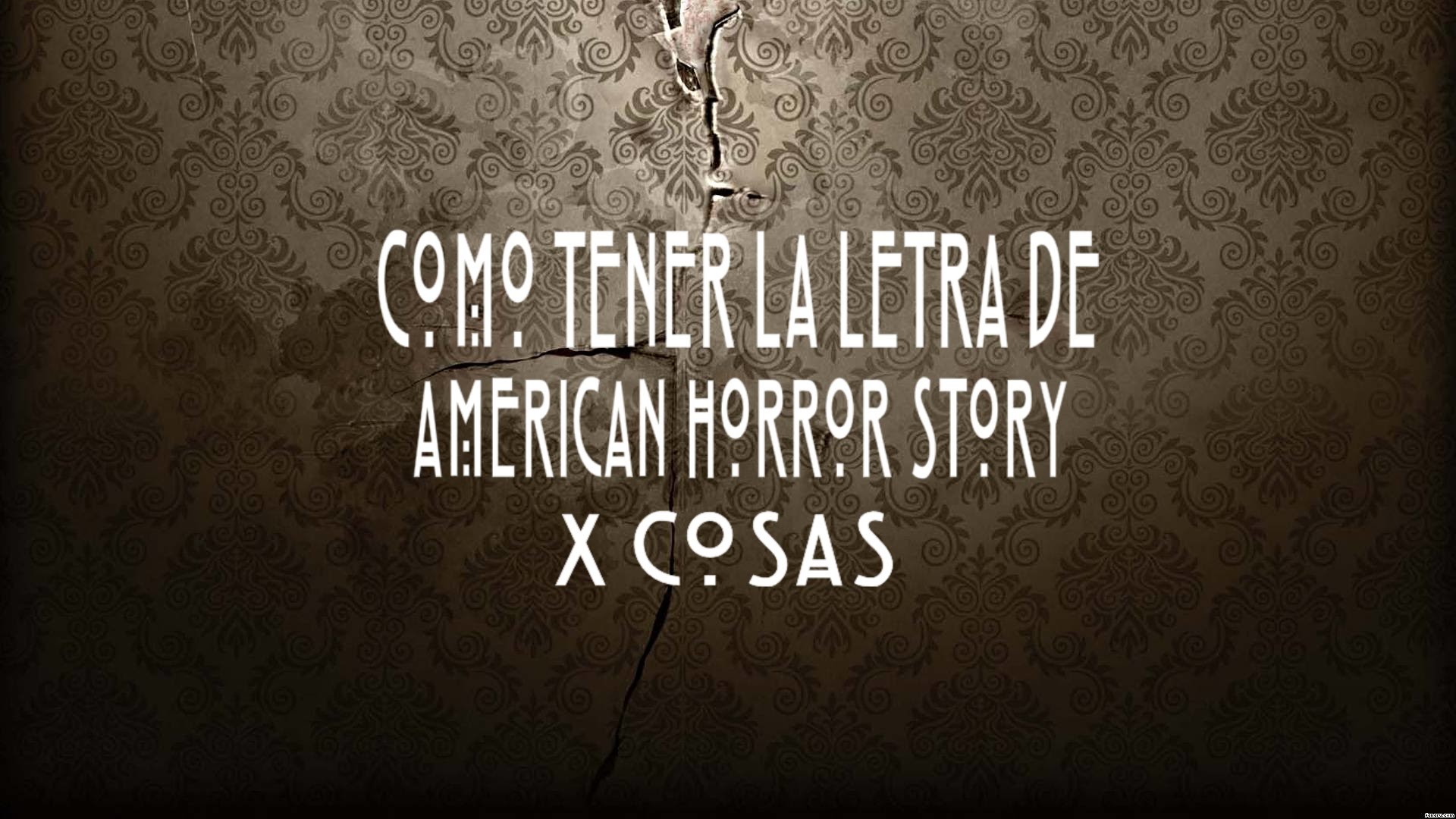 Como obtener la letra de "American Horror Story" en tu P.C | X Cosas