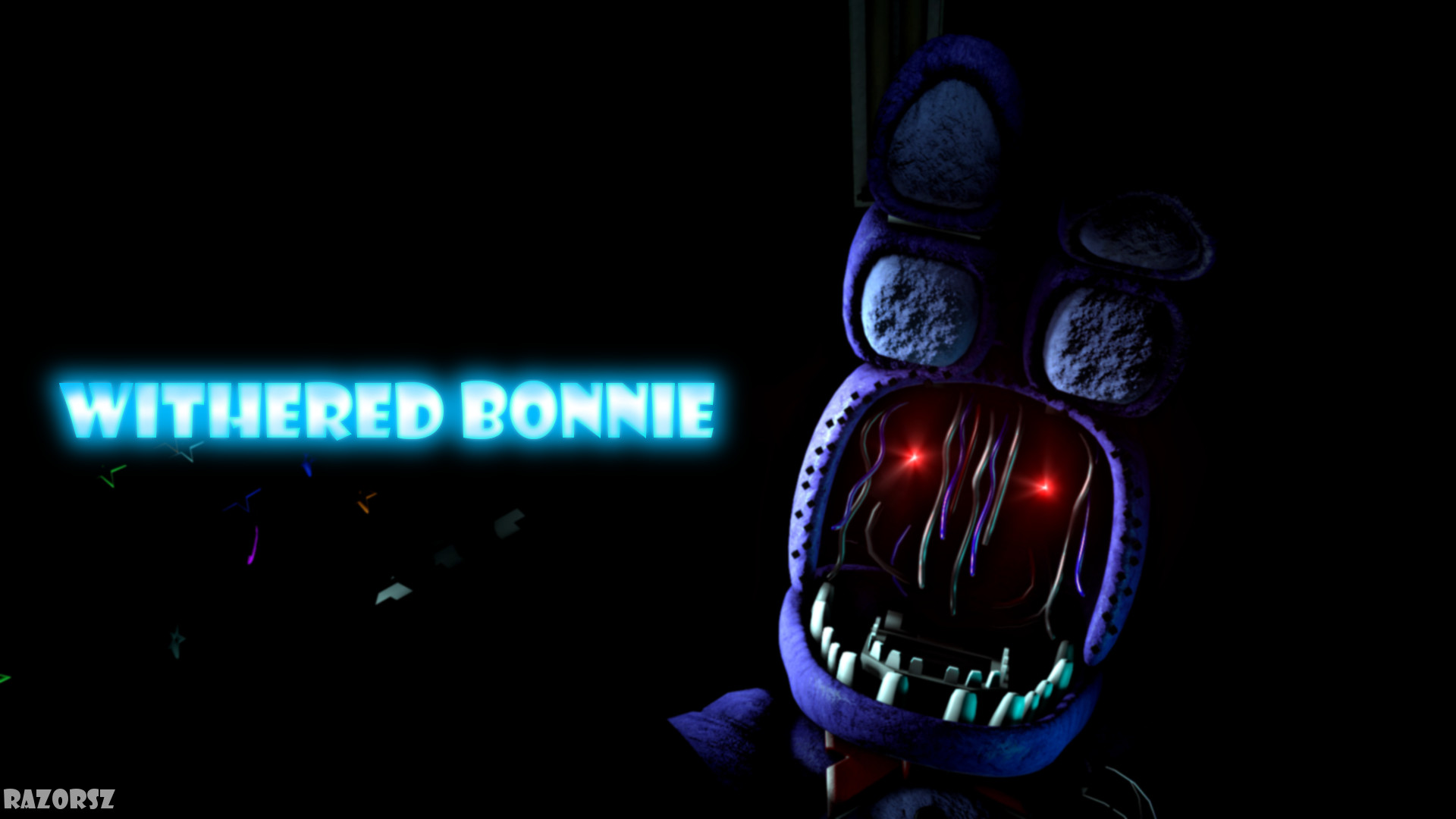 Withered Bonnie Wallpaper by Razorsz