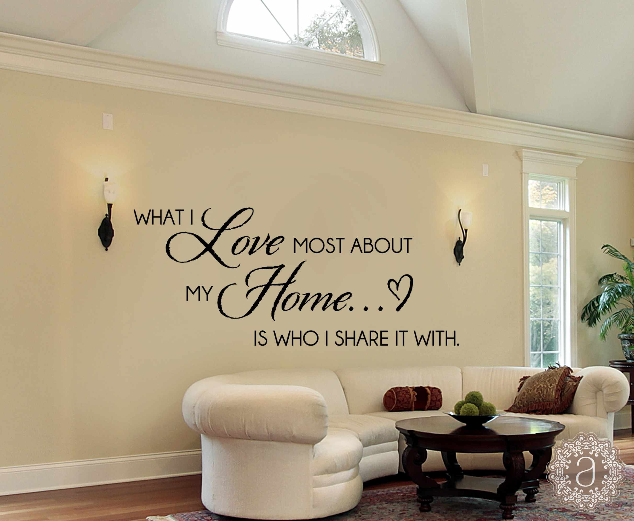 Home Wall Decals What I love Most About my Home Home Wall Decal