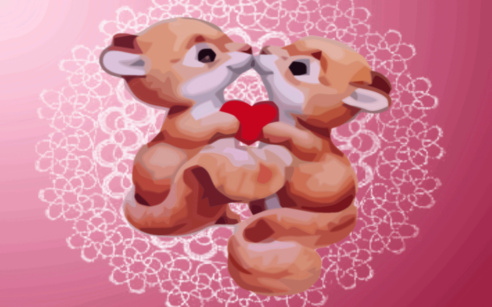 Hoppy valentine wallpaper