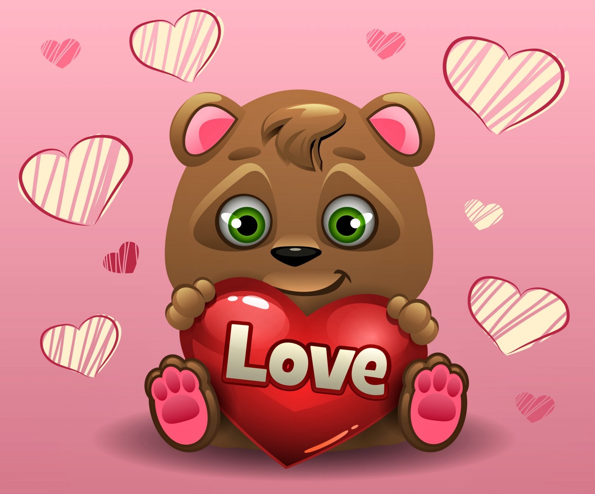 Valentines day love heart romantic teddy bear heart teddy bear