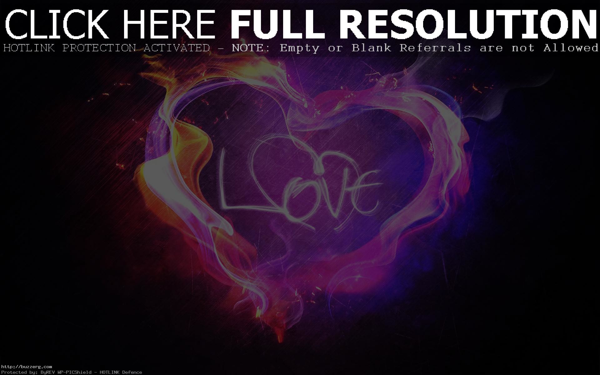 Purple Love Heart id 22531