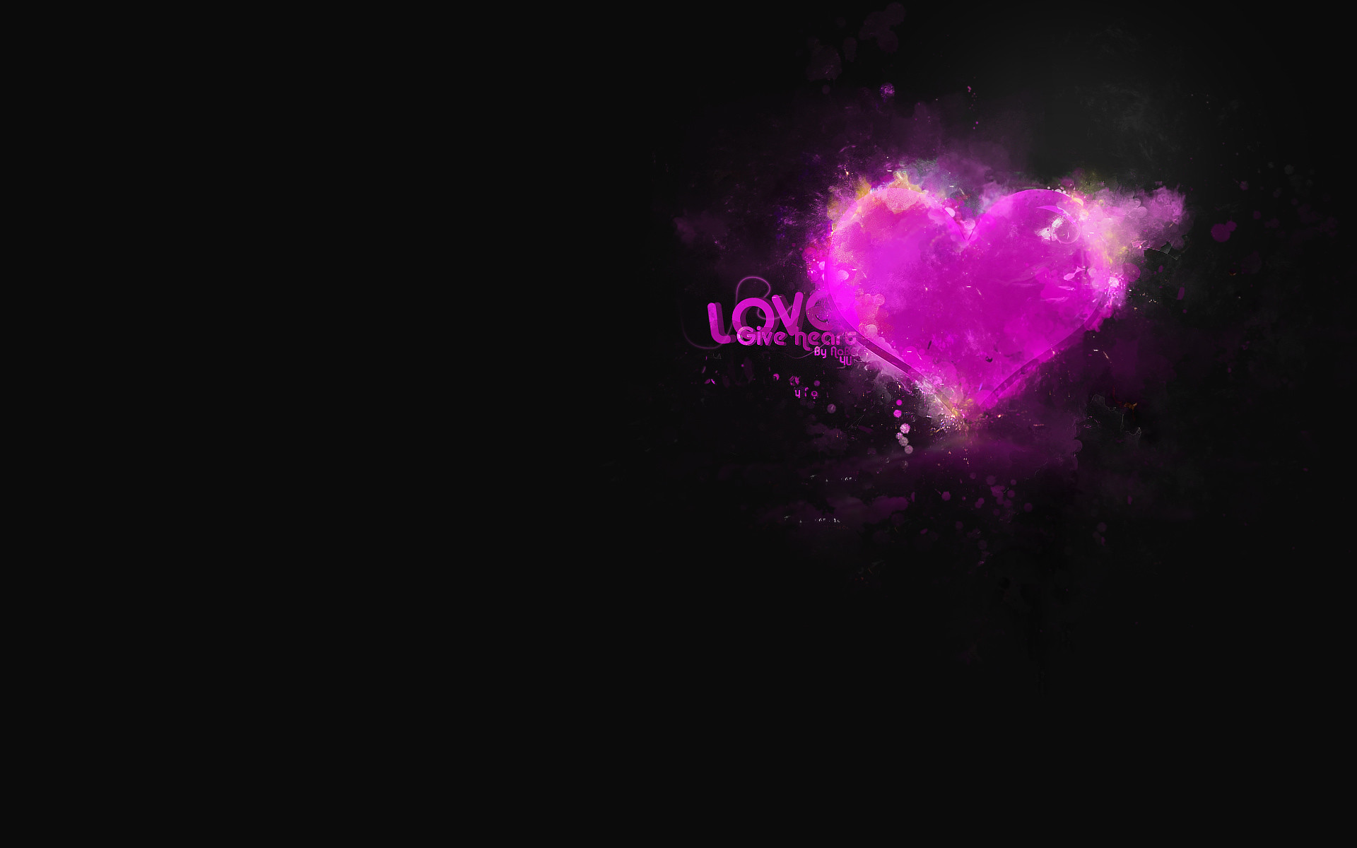 Purple heart x 1600 px – Love / Hearts – Pictures and wallpapers