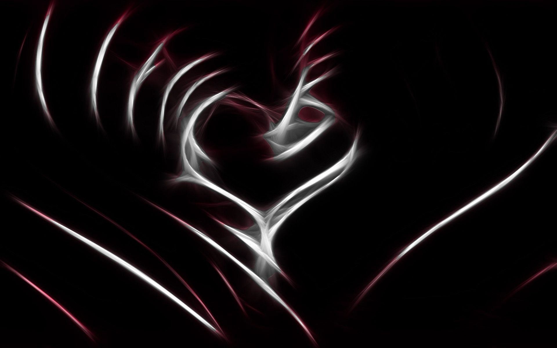 Black Heart Love HD Backgrounds High Definition Wallpapers