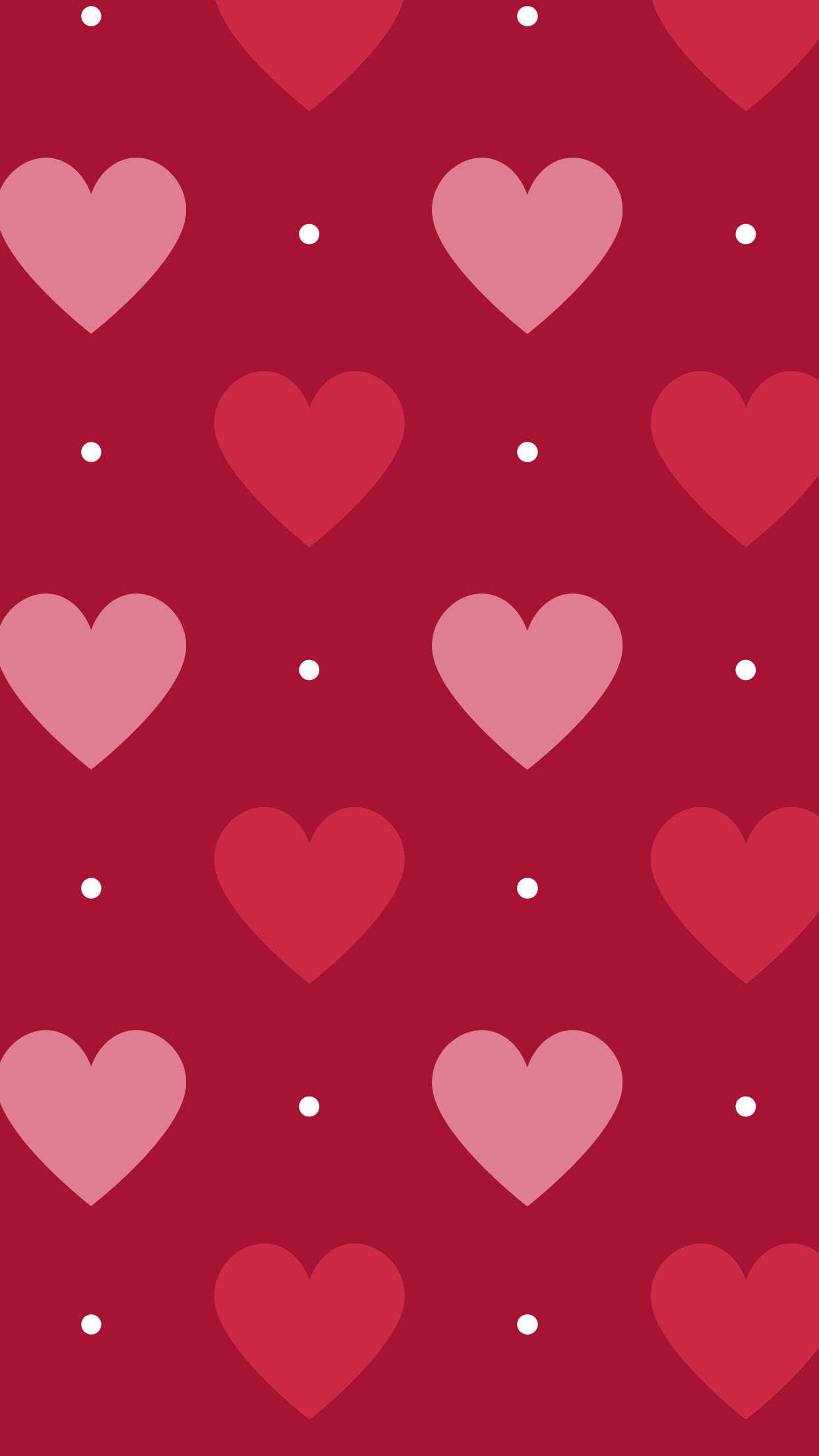 Pink / / red / / hearts / / polka dots