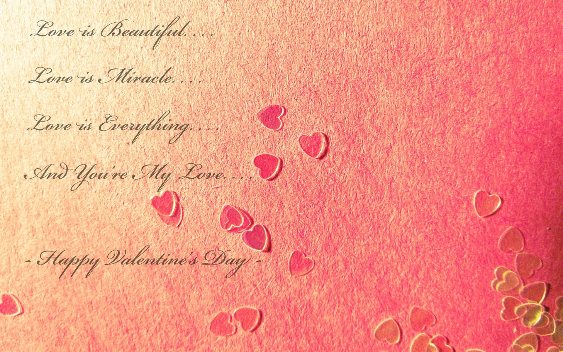 Love is Beautiful Happy Valentines Day quote pictures