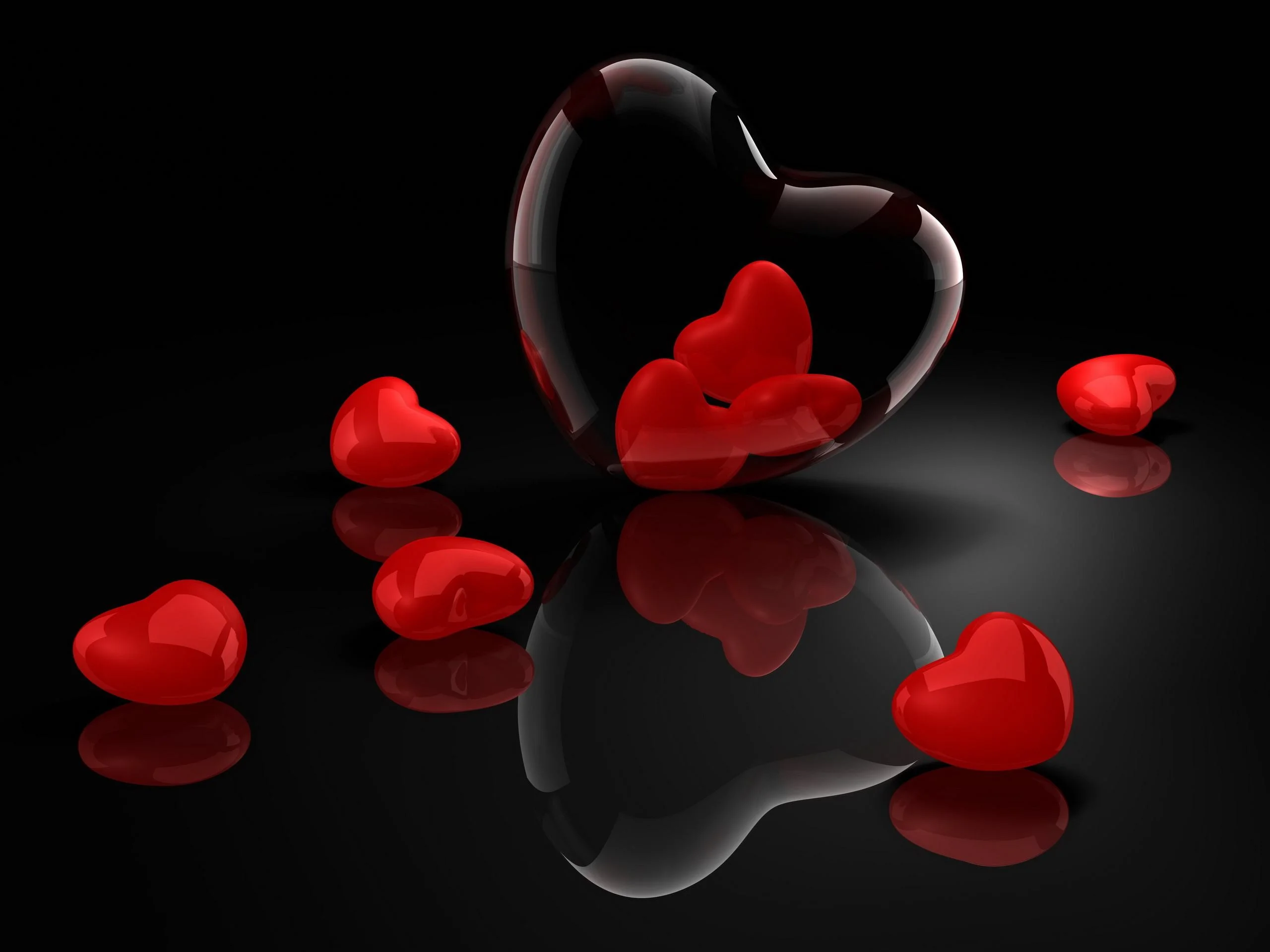 hearts red valentines vista background wallpaper wallpapers HD Wa