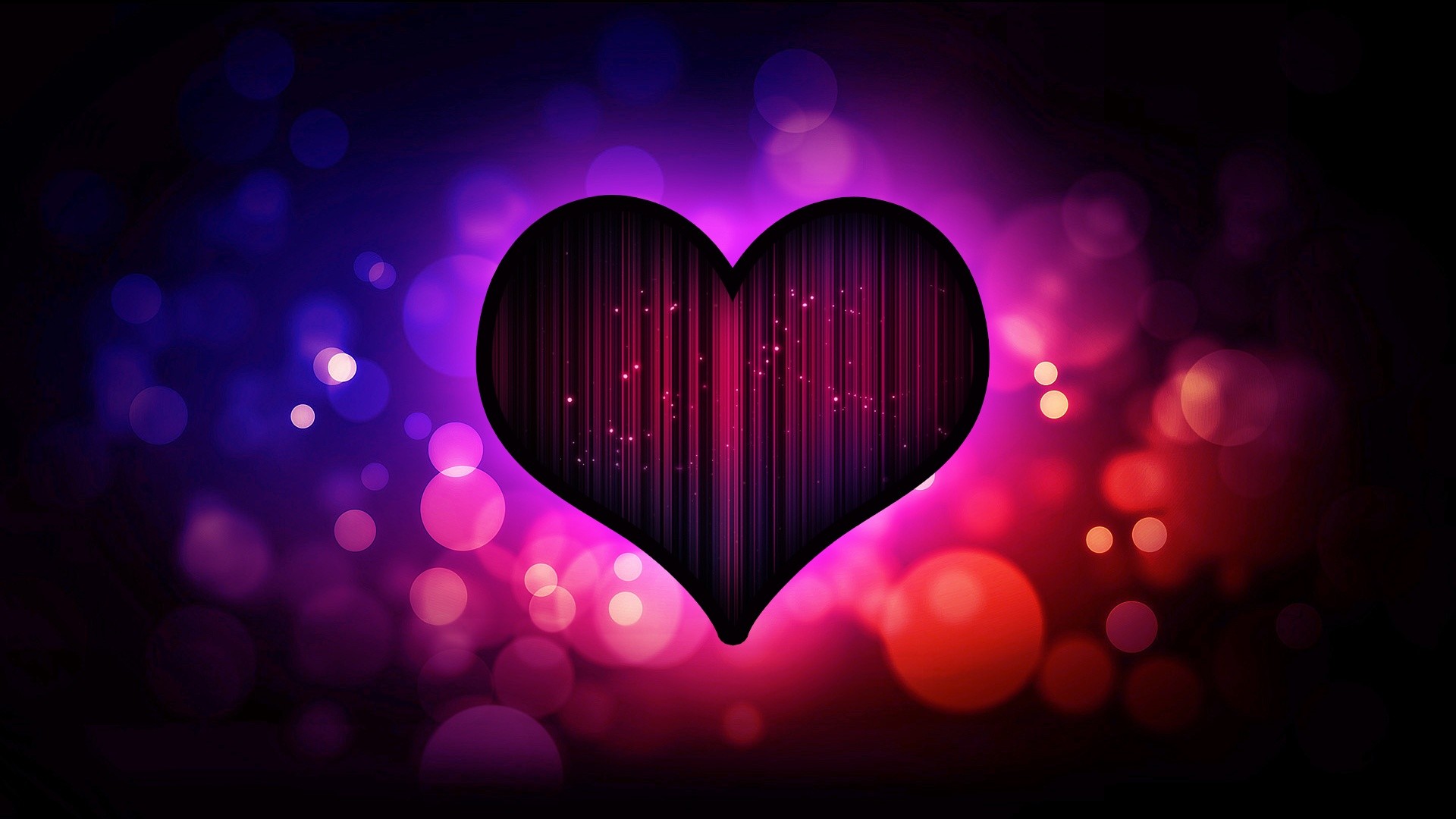 Valentine Love Heart for Background HD Wallpaper
