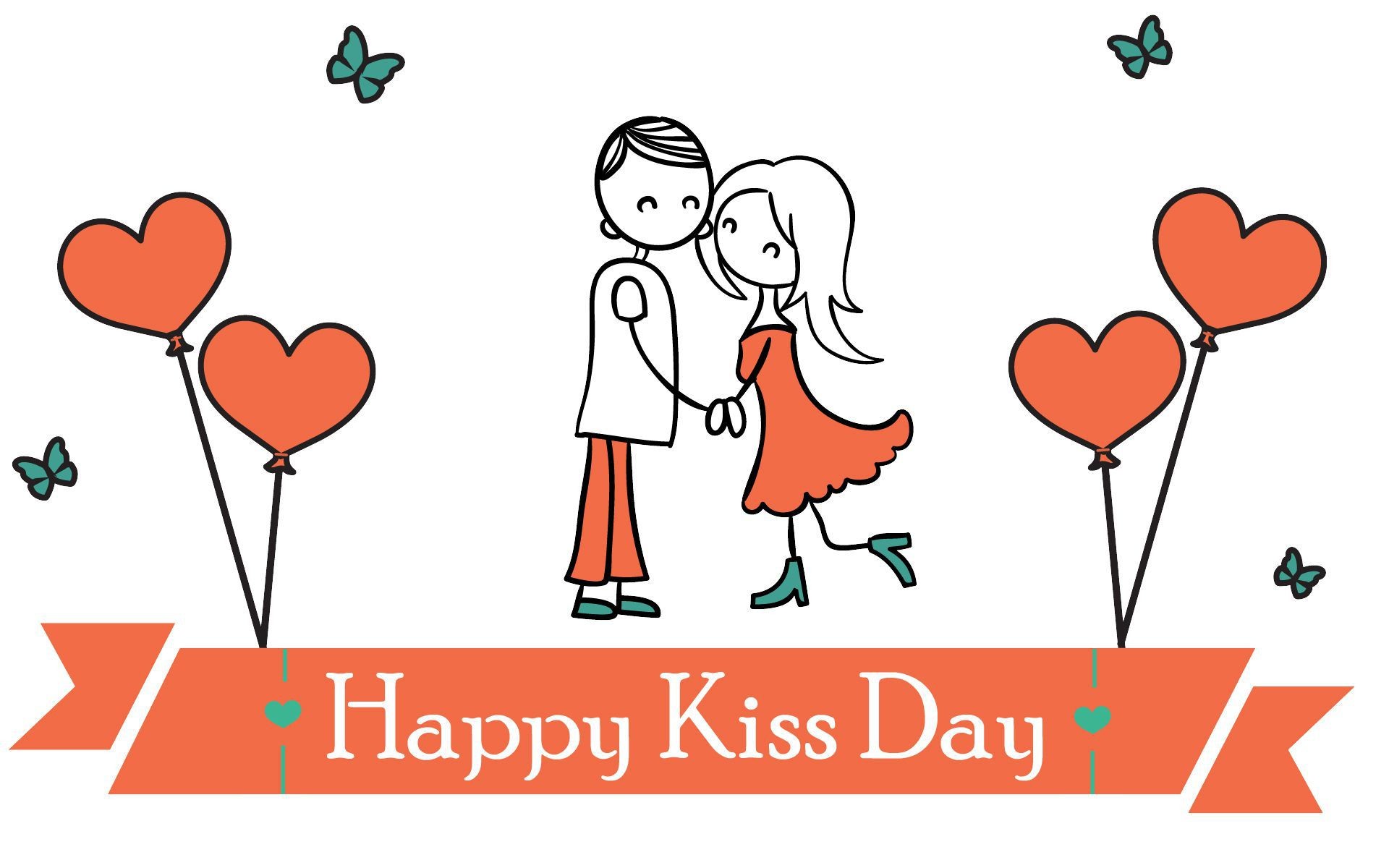 Happy kiss day images 2017