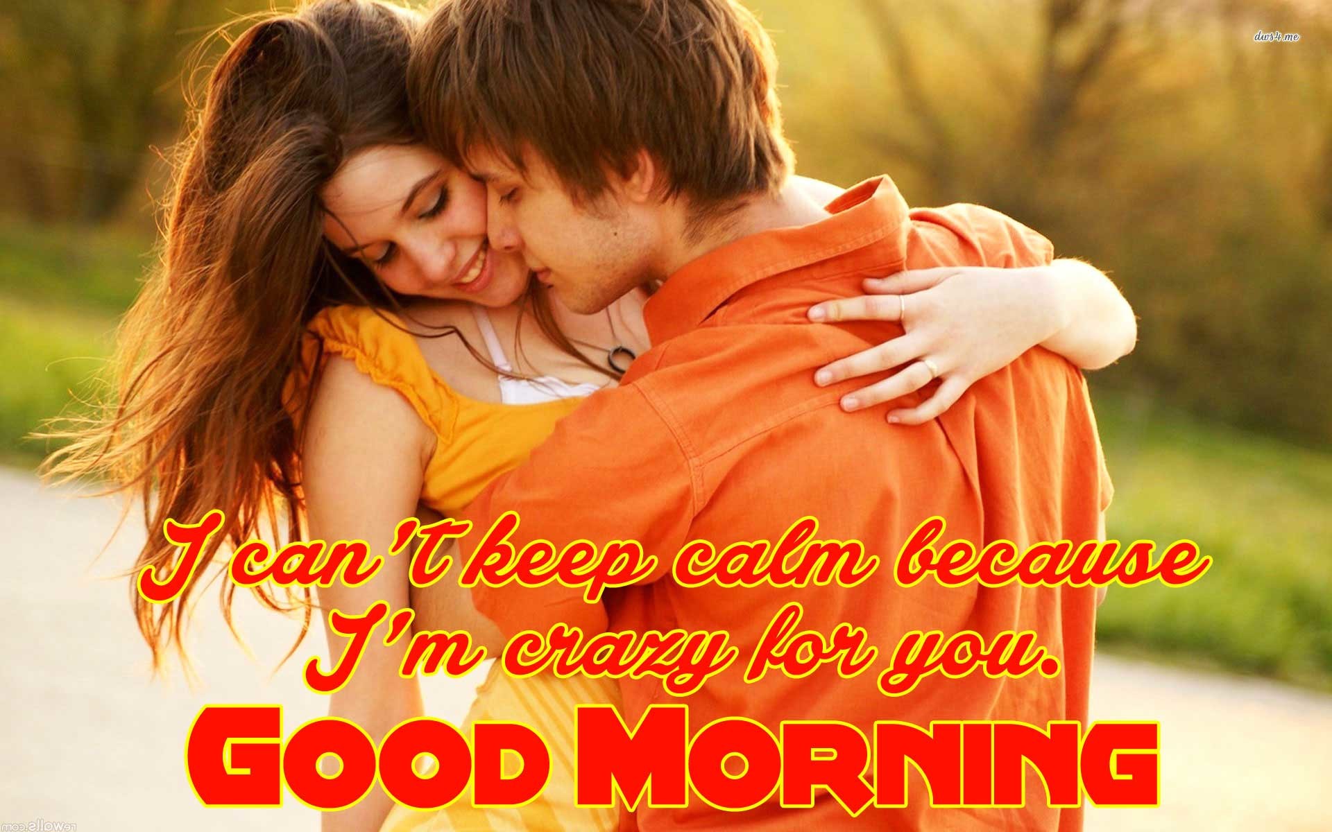 Good Morning Image with Love Couple 18