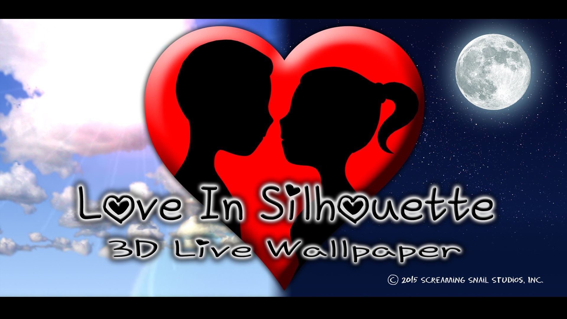 Love In Silhouette 3D Live Wallpaper for Android