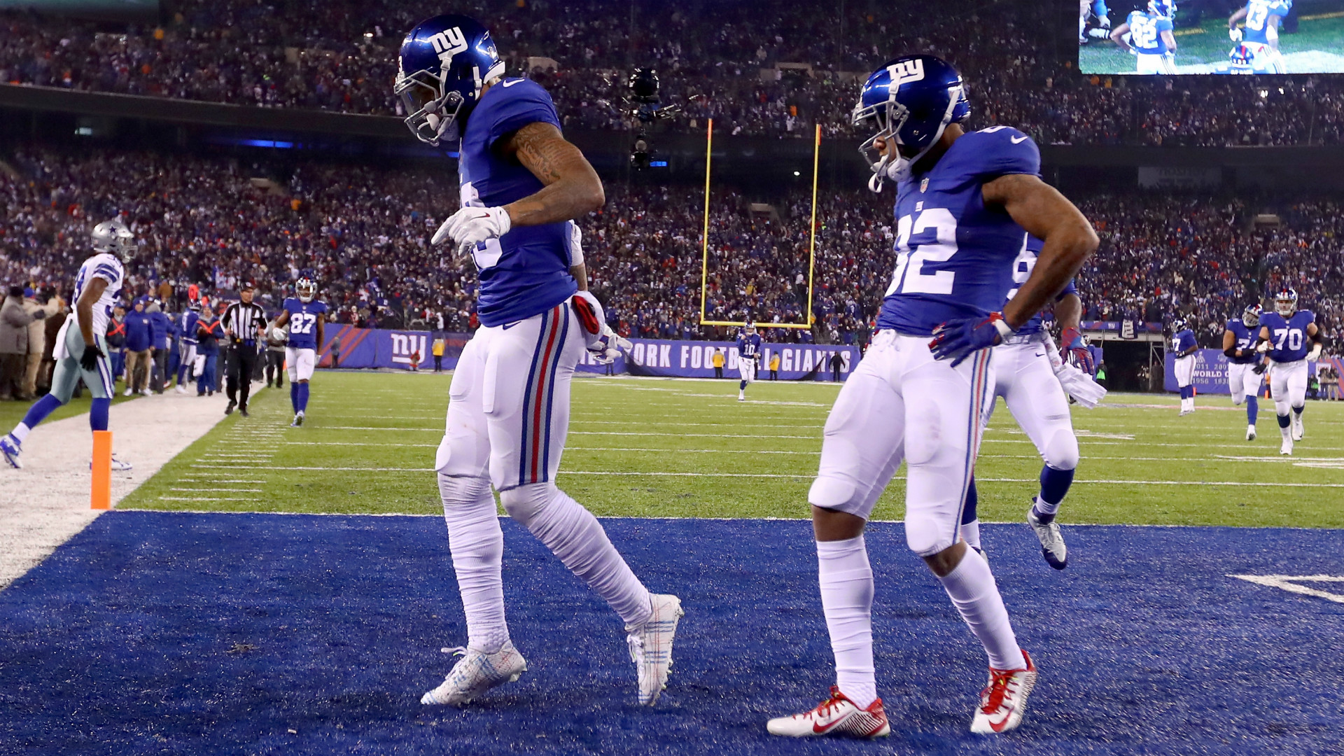 After a 61 yard touchdown, OBJ channelled his inner Michael Jackson, treating fans