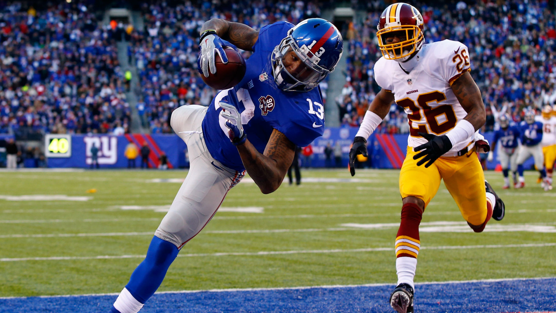 Odell Beckham catches AP Offensive Rookie of the Year Award NFL Sporting News