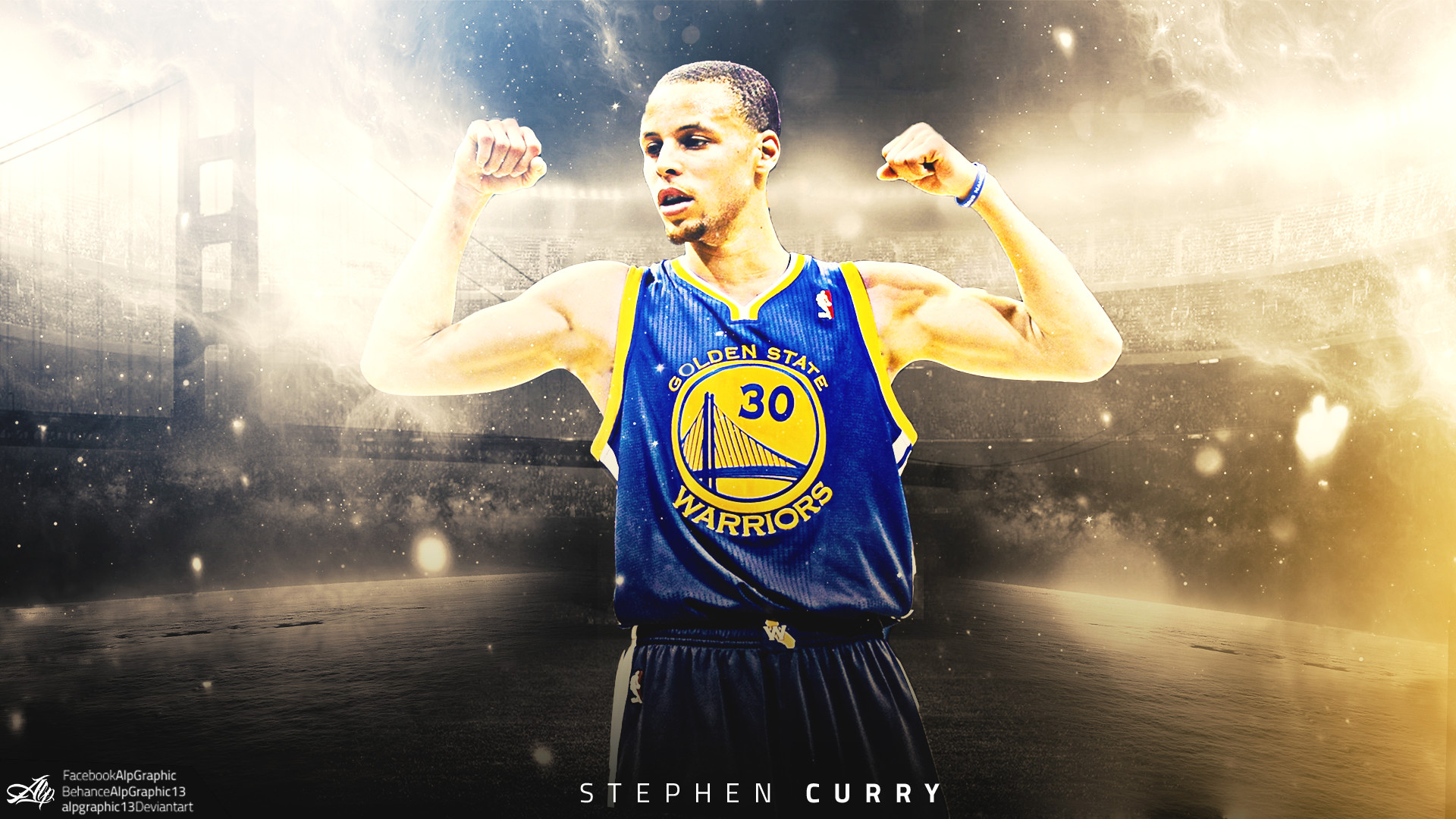Stephen Curry Wallpaper by AlpGraphic13 Stephen Curry Wallpaper by AlpGraphic13