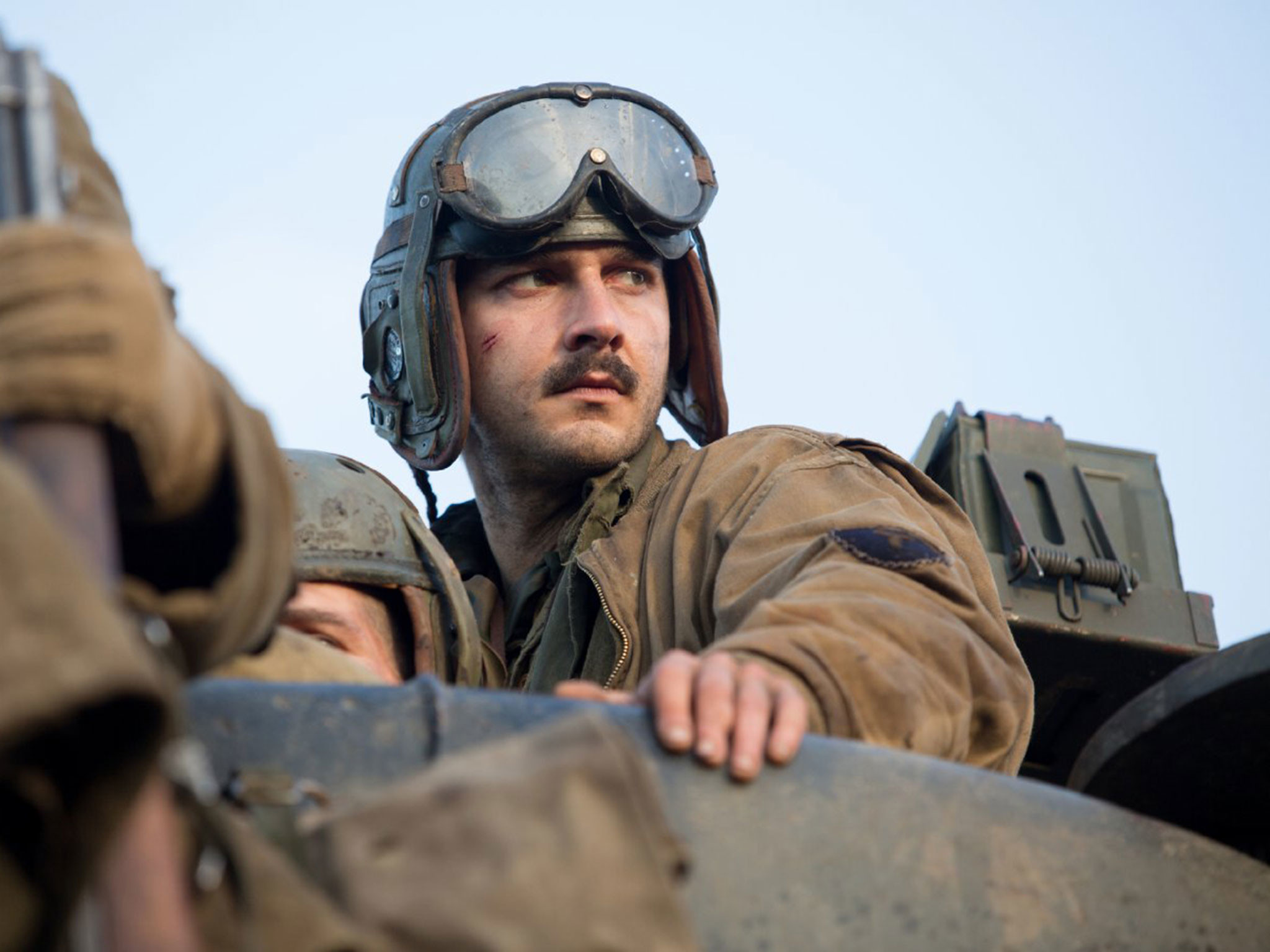 Shia Labeouf found God on the set of new war movie Fury and credits co star Brad Pitt and director David Ayer with helping him achieve a new level of