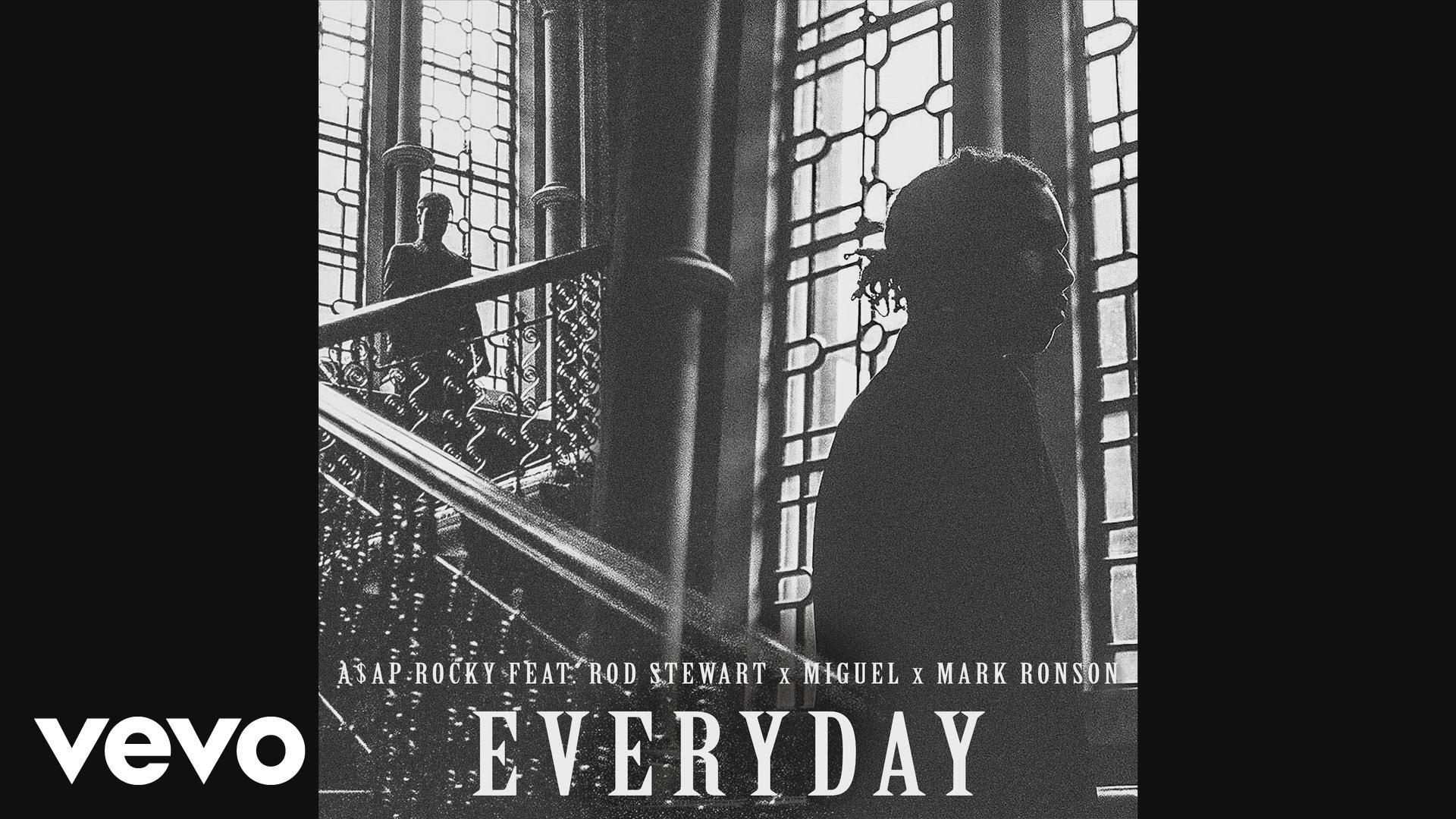 AAP Rocky – Everyday Audio ft. Rod Stewart, Miguel, Mark Ronson