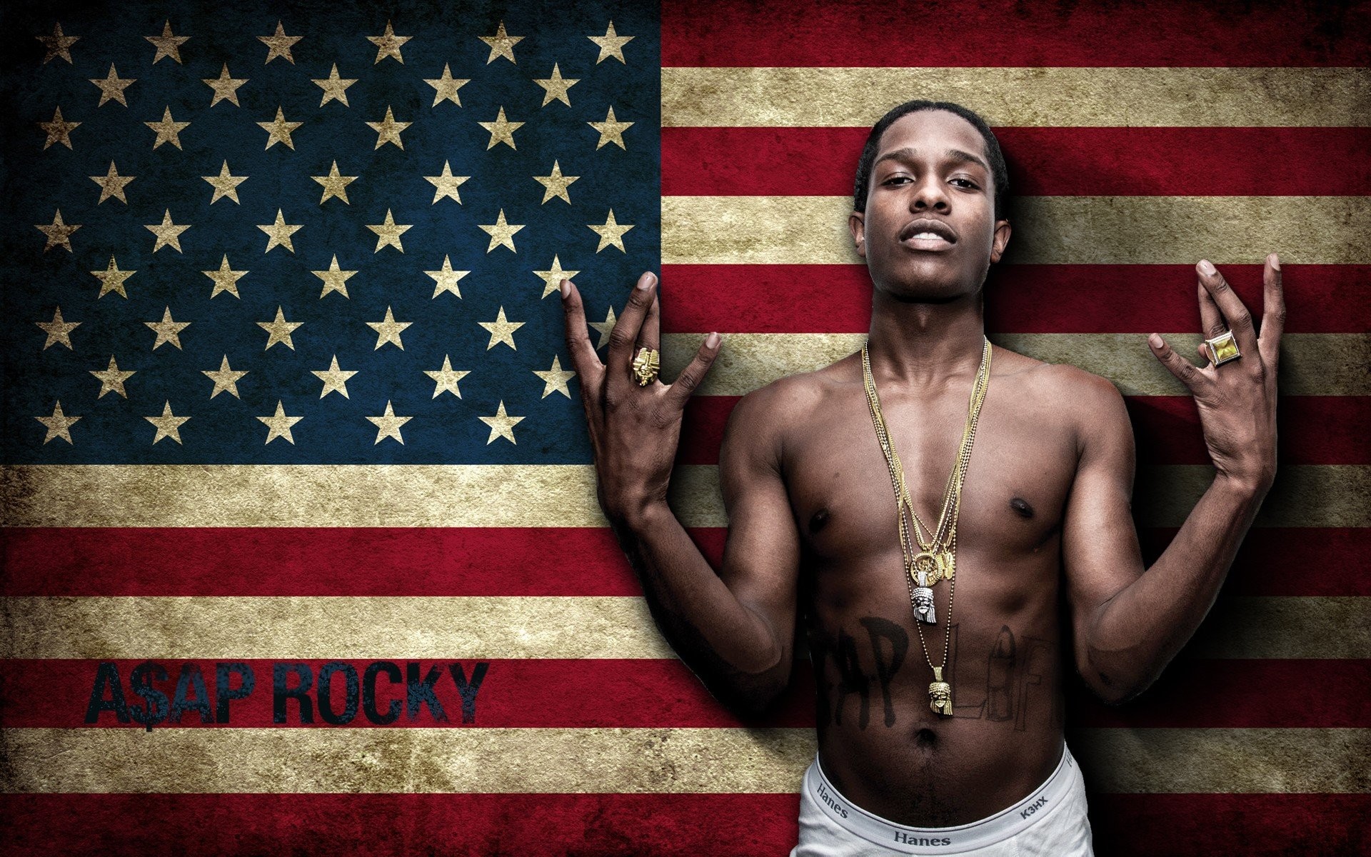 ASAP Rocky Flag • Rap Wallpapers