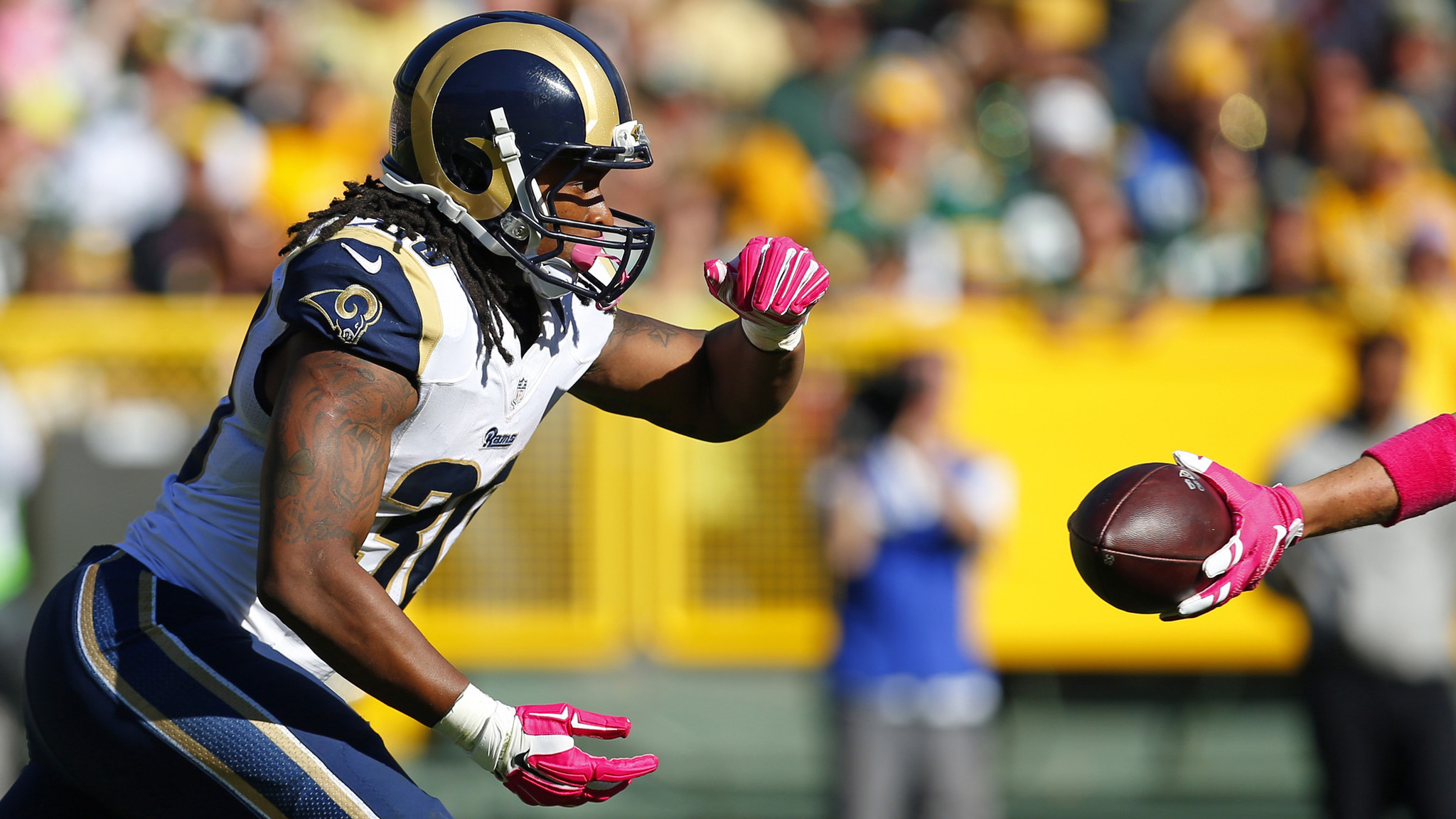 Rookie Todd Gurley shows St. Louis Rams he was worthy of No. 10 pick – LA  Times