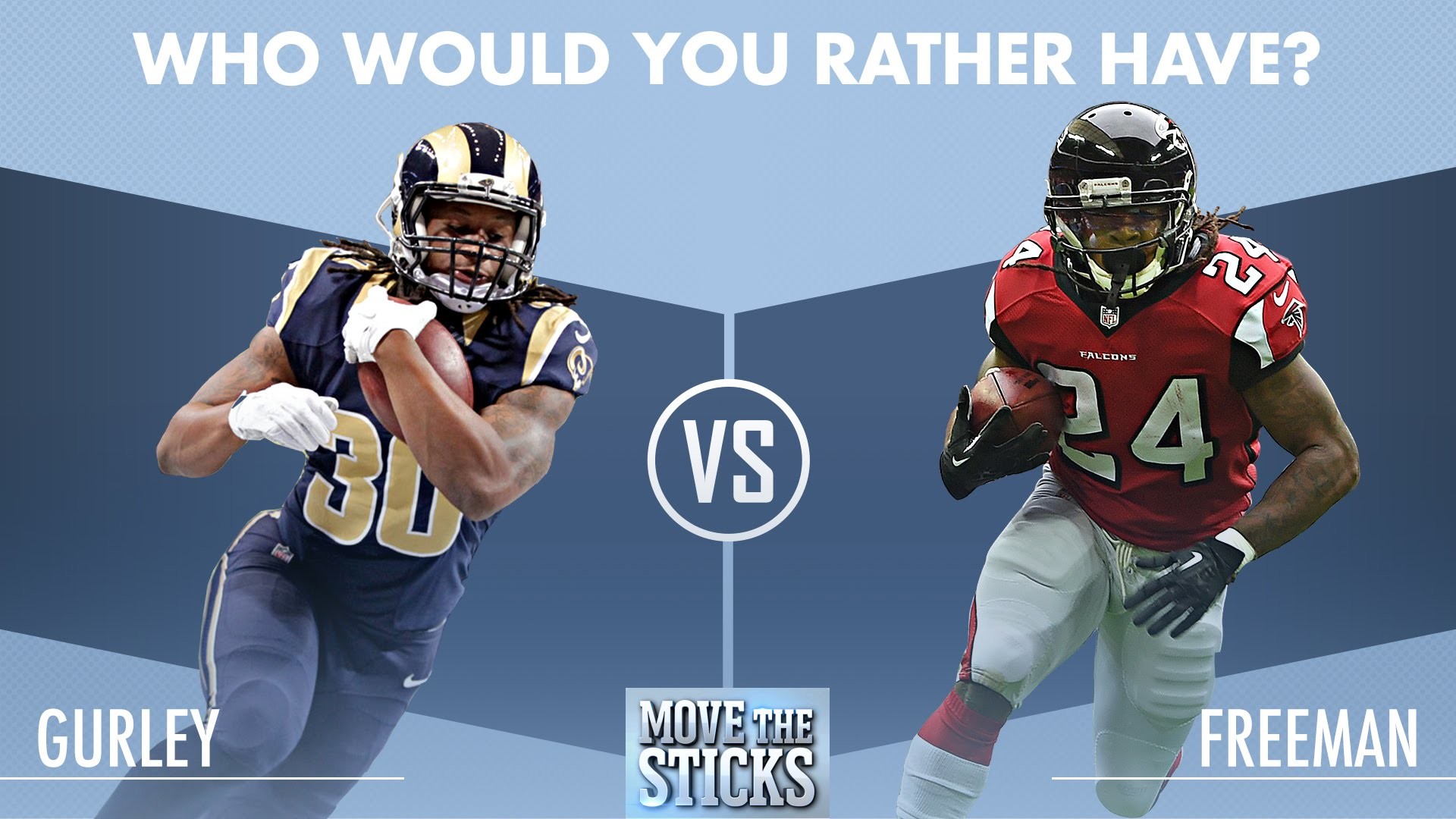 Who Would You Rather Have Todd Gurley or Devonta Freeman Move the Sticks NFL – YouTube